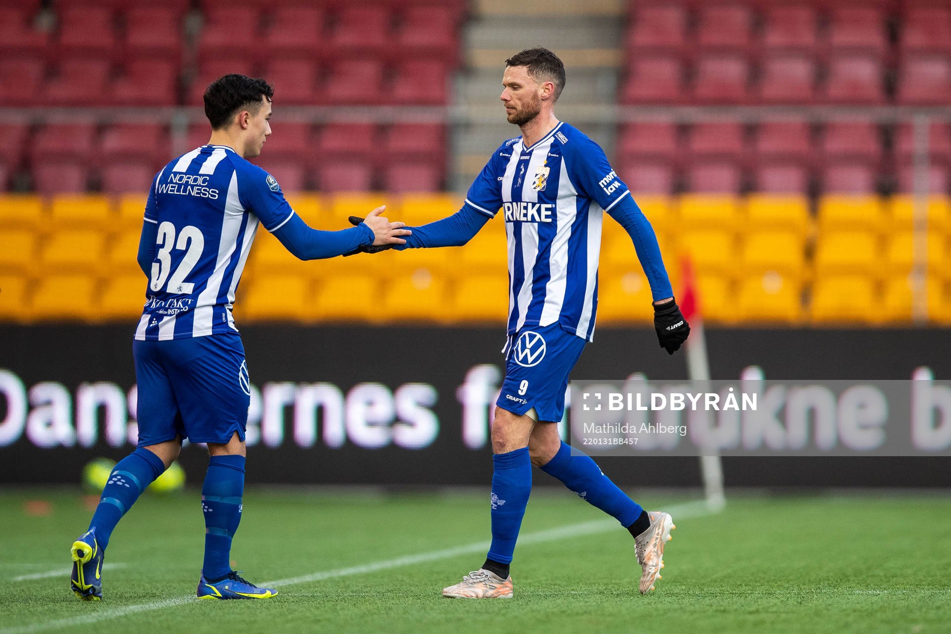 IFK Göteborgs Hussein Carneil och Marcus Berg