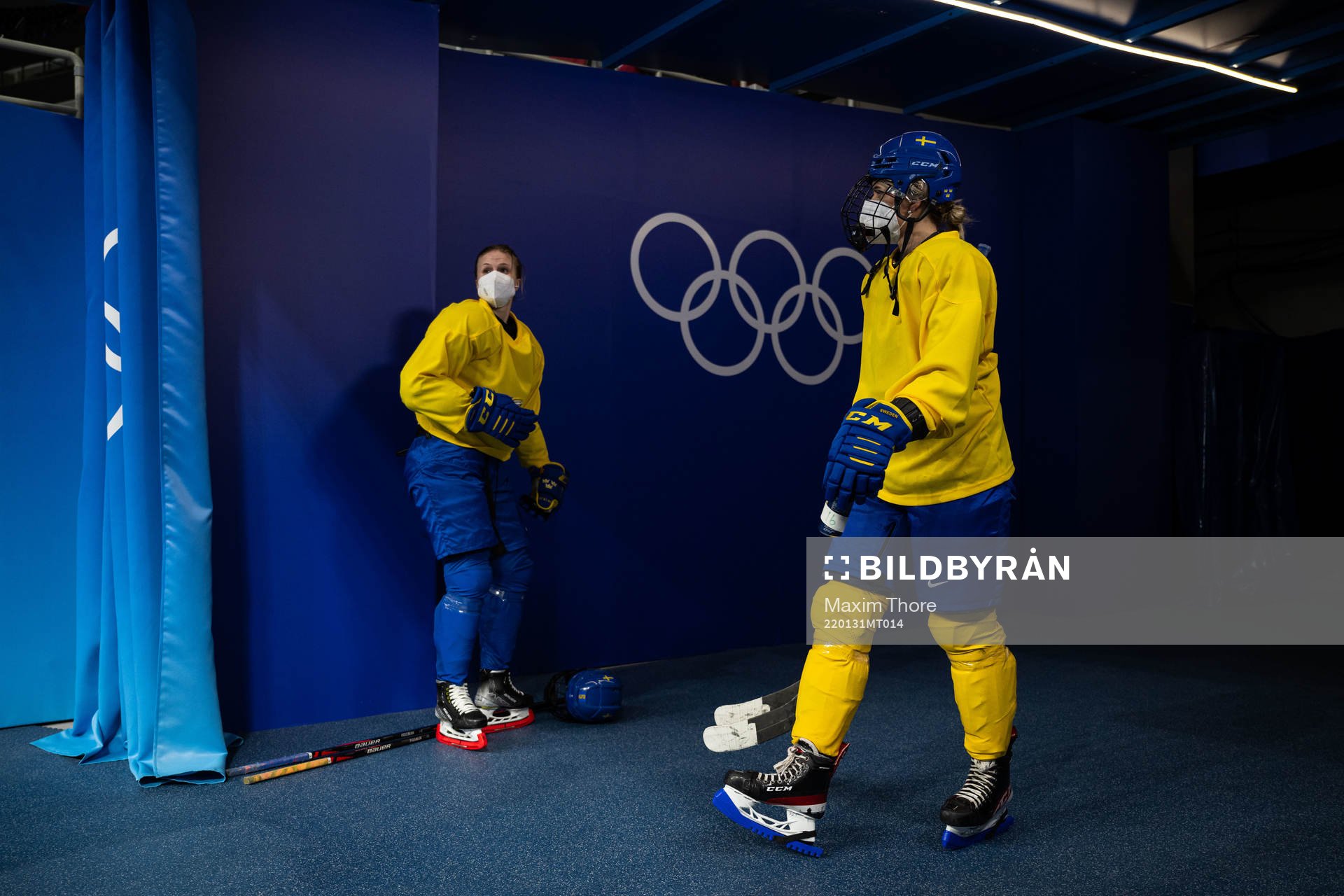 Linnea Johansson and Johanna Fällman of Sweden