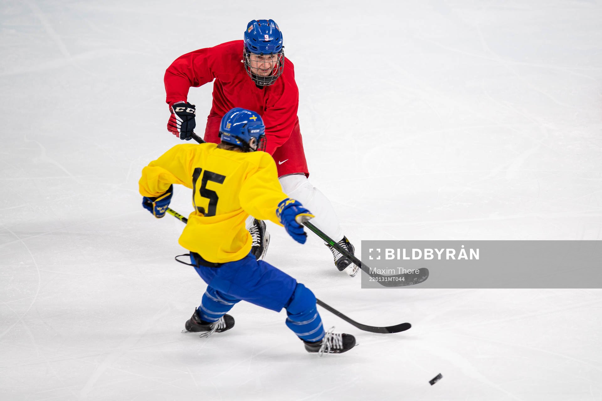 Alena Mills of Czech Republic and Lisa Johansson of Sweden