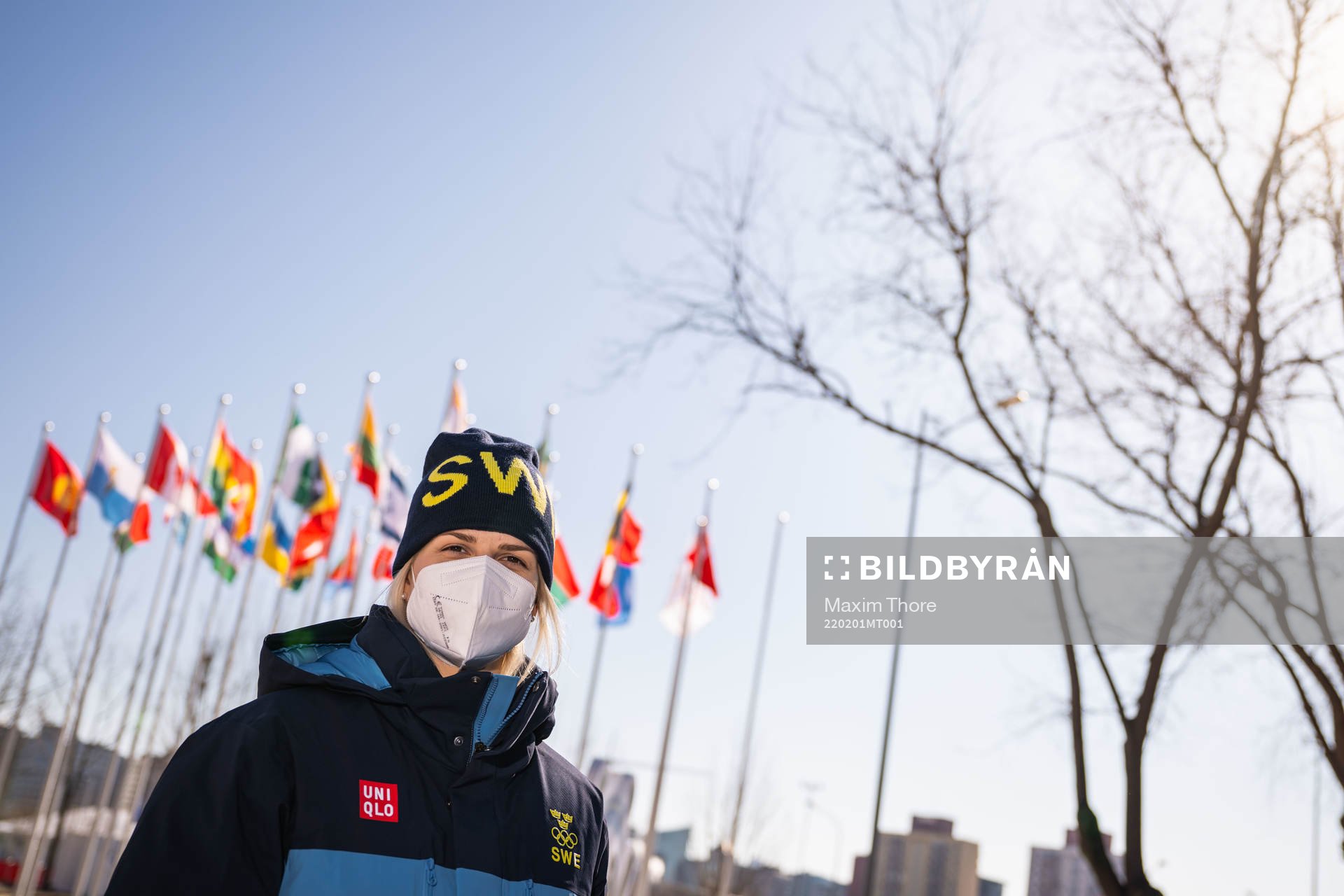 Emma Nordin of the Swedish national women's ice hockey team