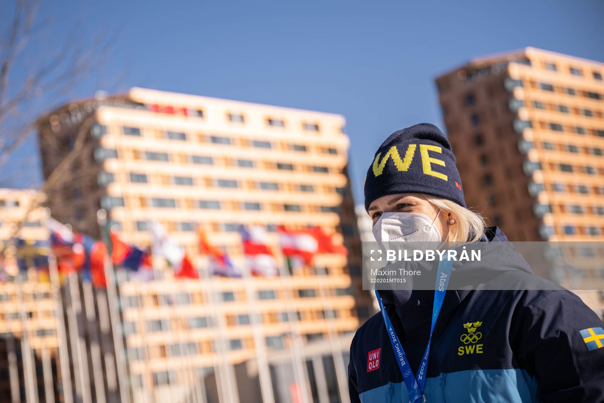 Emma Nordin of the Swedish national women's ice hockey team