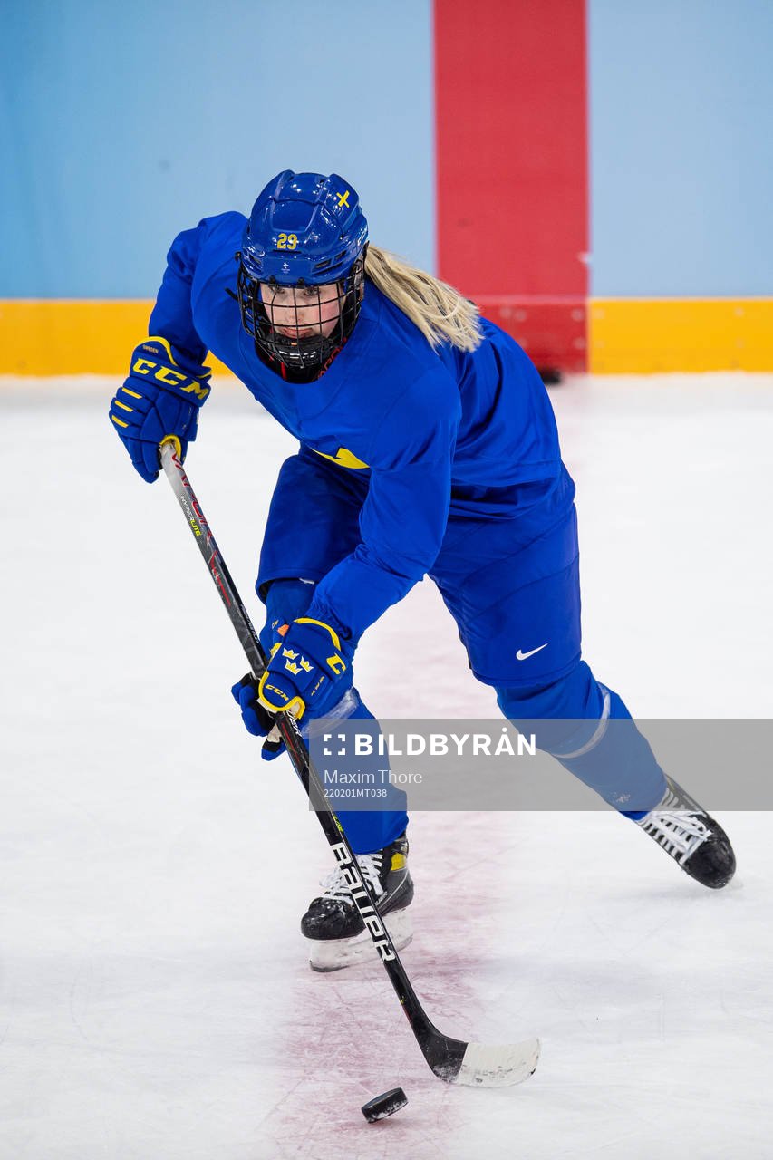 Olivia Carlsson of Sweden women's ice hockey team