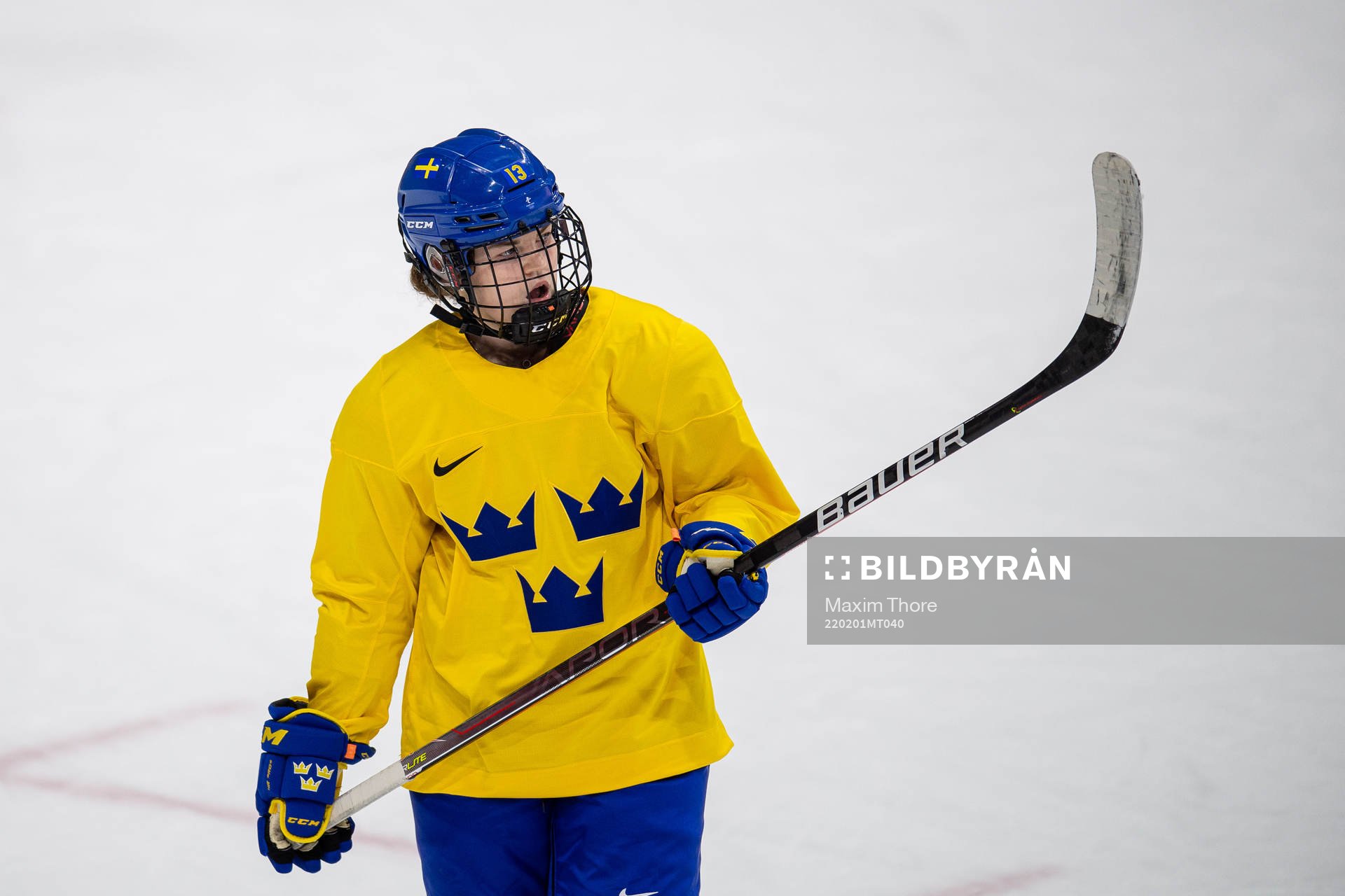 Emma Murén of Sweden women's ice hockey team