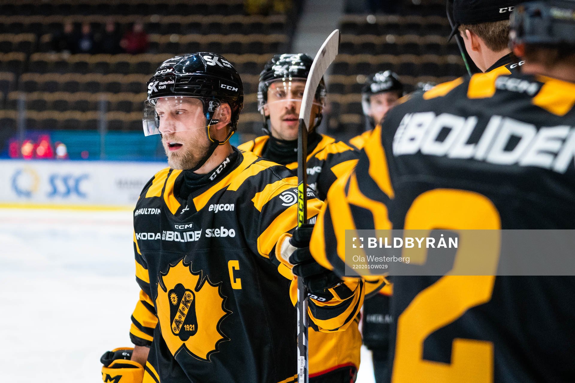 Skellefteås Oscar Möller jublar