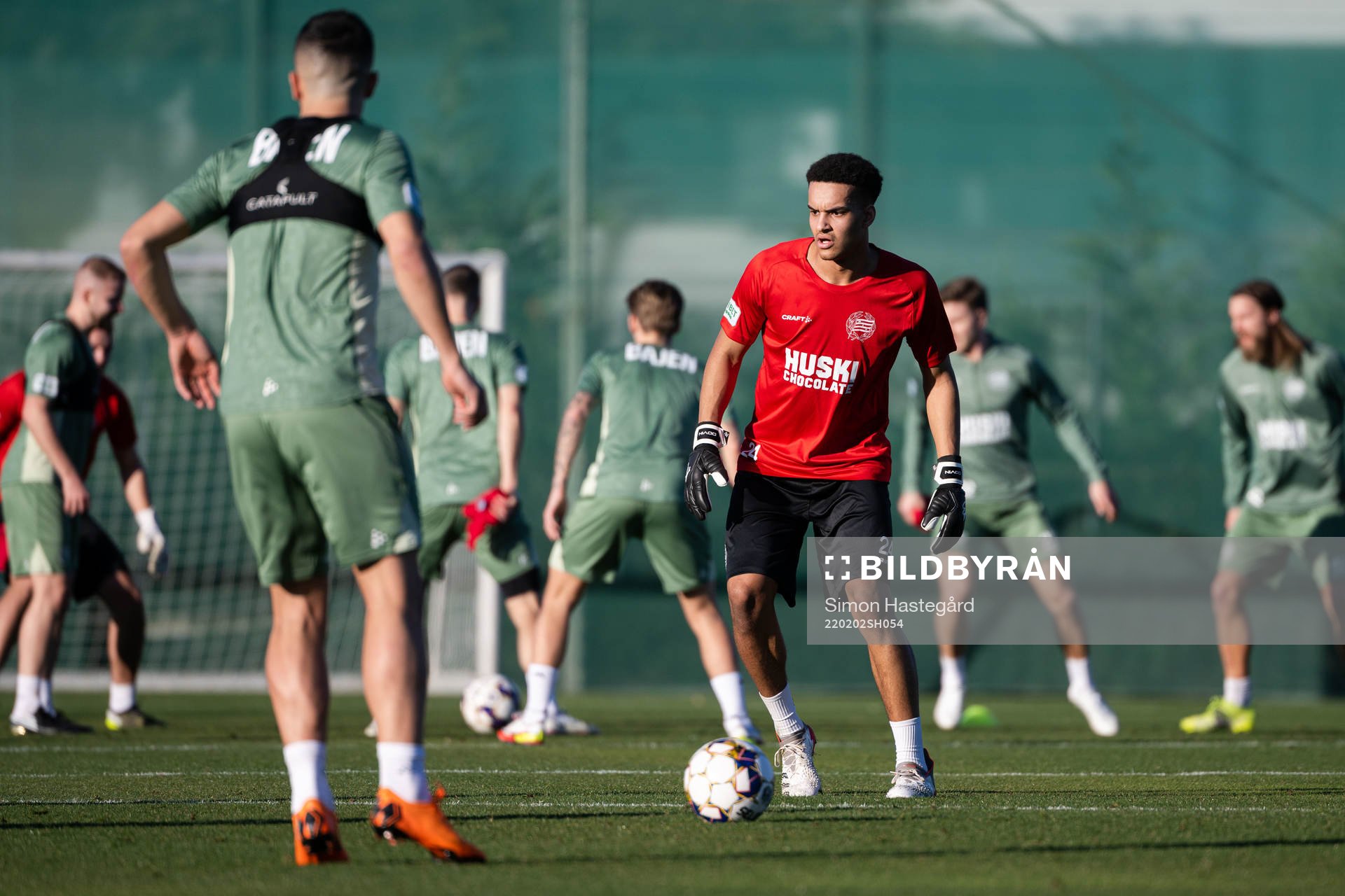 Hammarbys målvakt Oliver Dovin