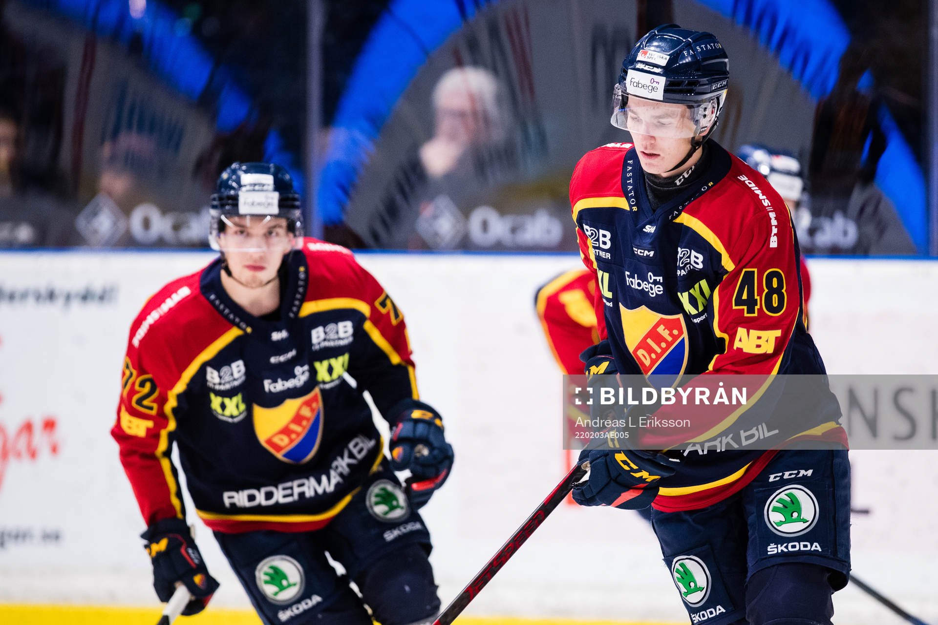 Djurgårdens William Eklund och Pontus Johansson