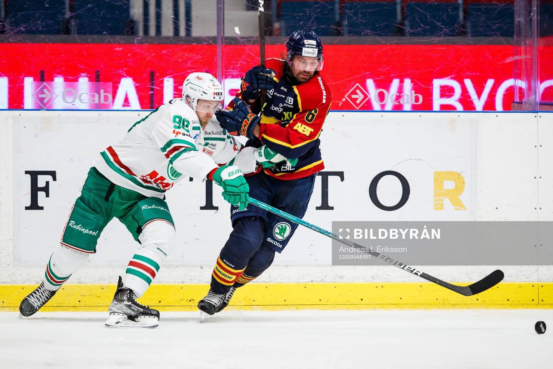 Rögles Ted Brithén och Djurgårdens Stefan Warg