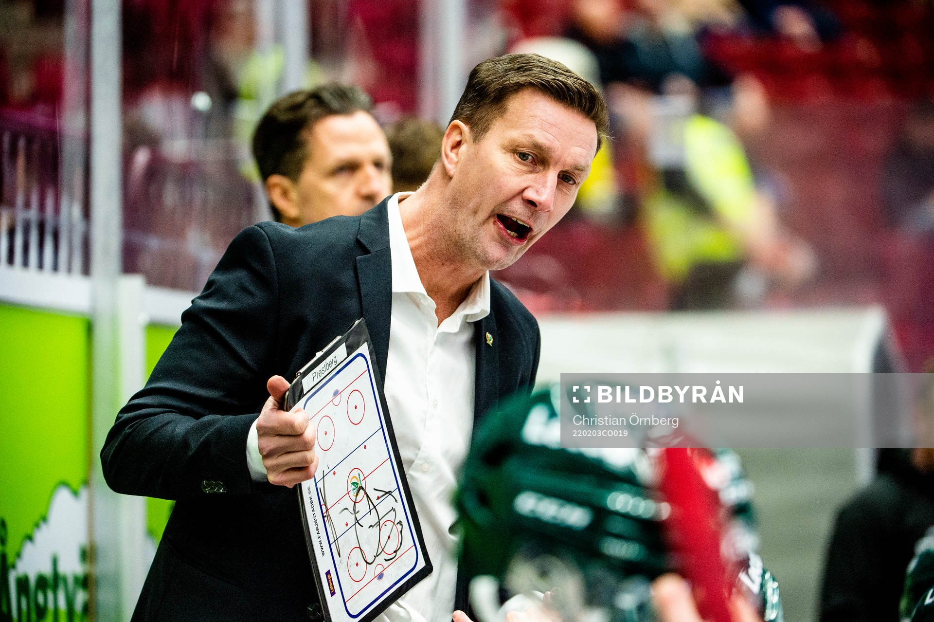Färjestads tränare Johan Pennerborn