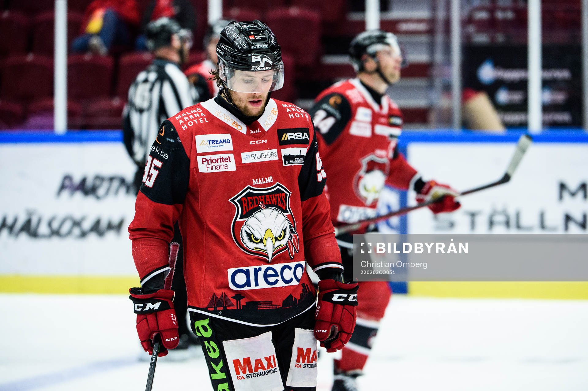 Malmö Redhawks Carl Persson deppar