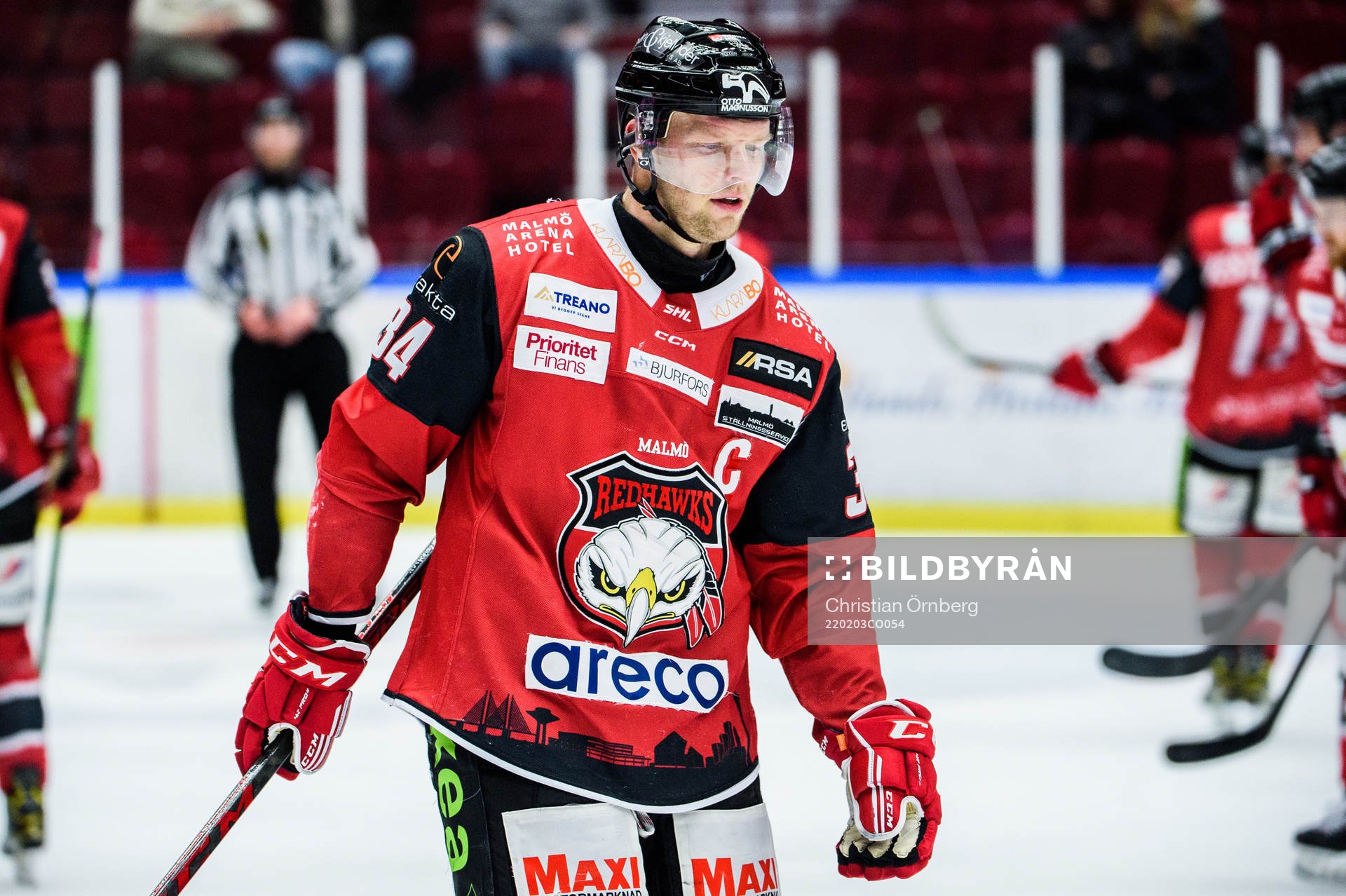 Malmö Redhawks Carl Söderberg deppar
