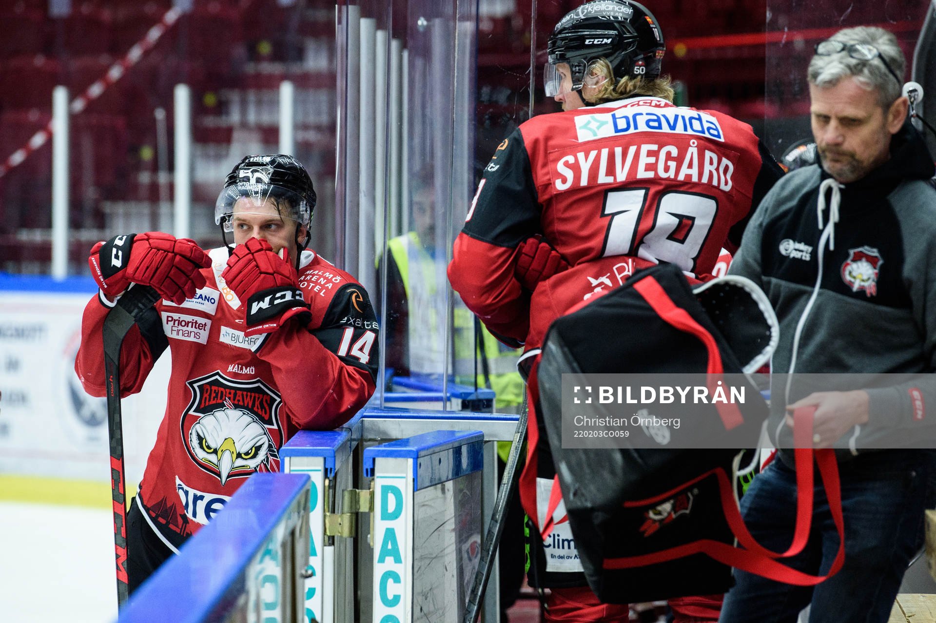 Malmö Redhawks Carl-Johan Lerby deppar