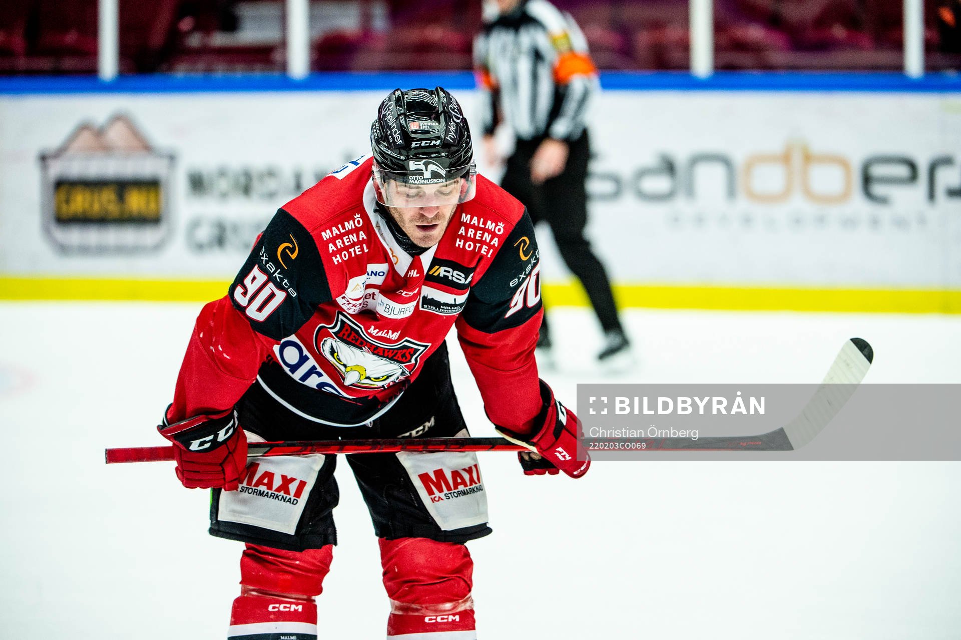 Malmö Redhawks Lance Bouma deppar
