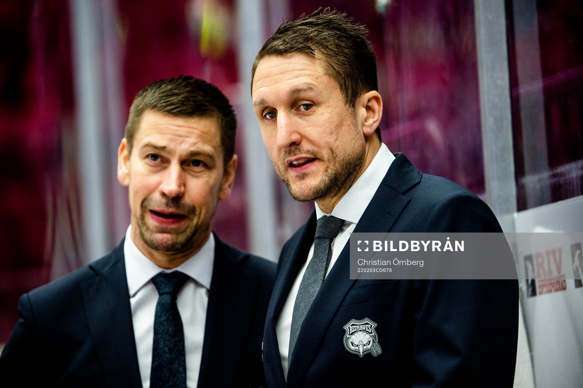 Malmö Redhawks assisterande tränare Pär Styf och