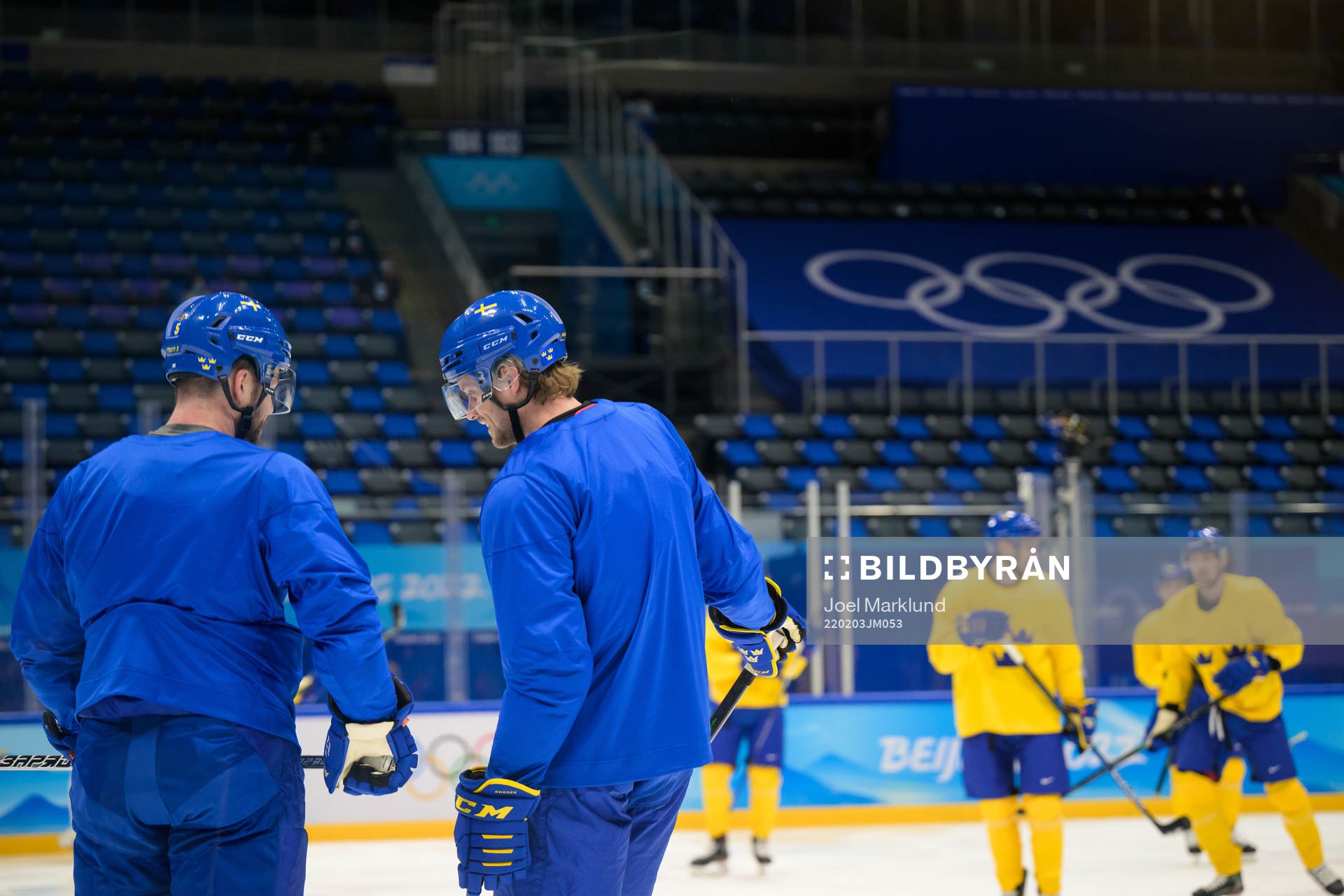 Oscar Fantenberg and Jacob de la Rose of the Swedish