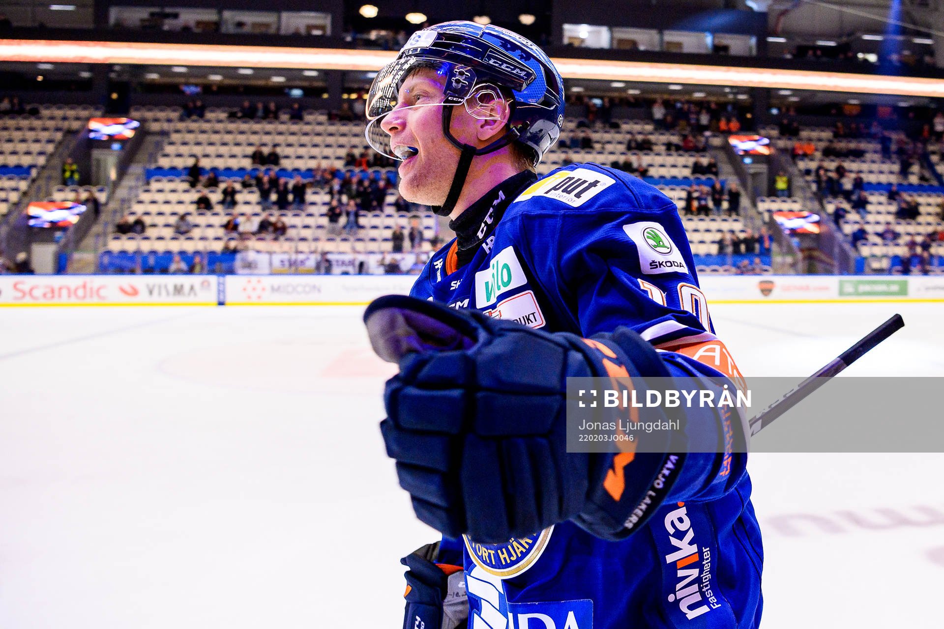 Växjös Richard Gynge jublar