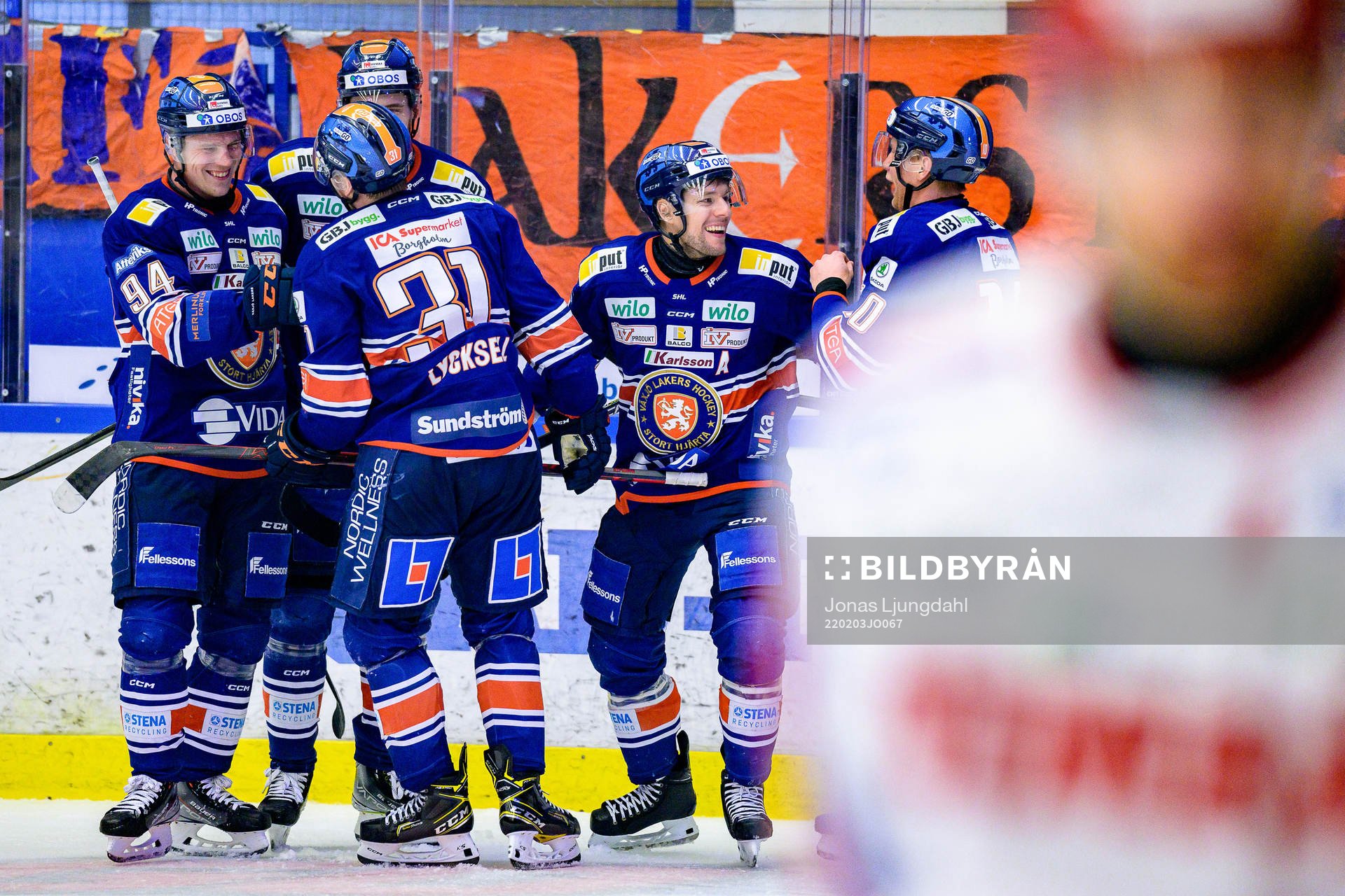 Växjös Joel Persson, Olle Lycksell, Robert Rosén och