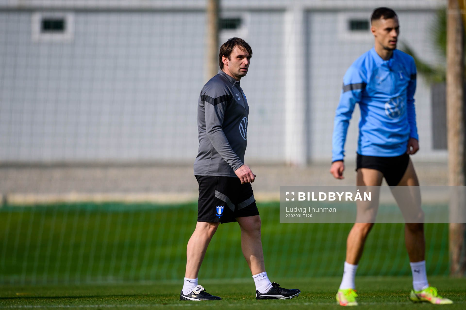 Tränare Milos Milojevic och Veljko Birmancevic