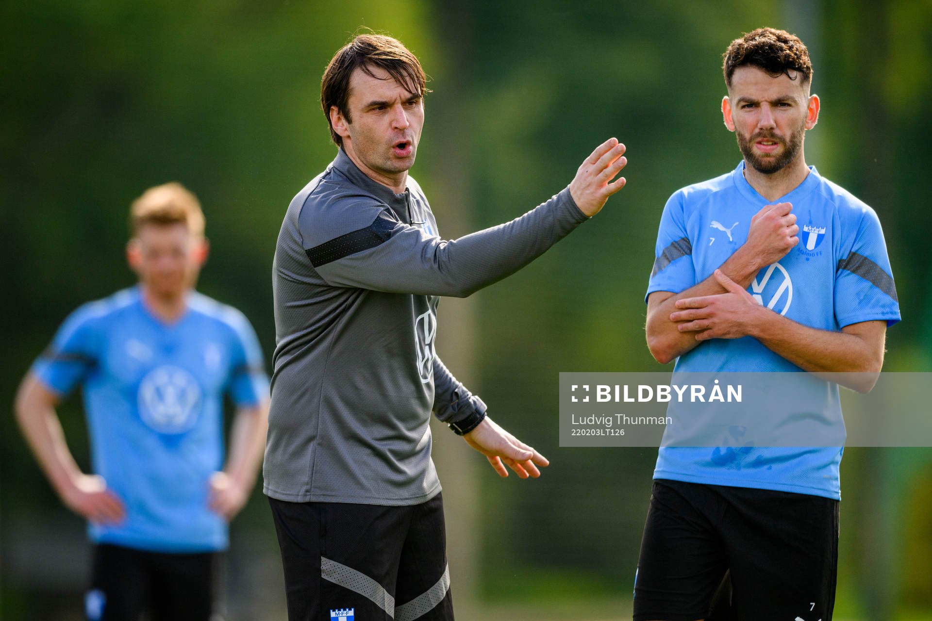Tränare Milos Milojevic och Erdal Rakip