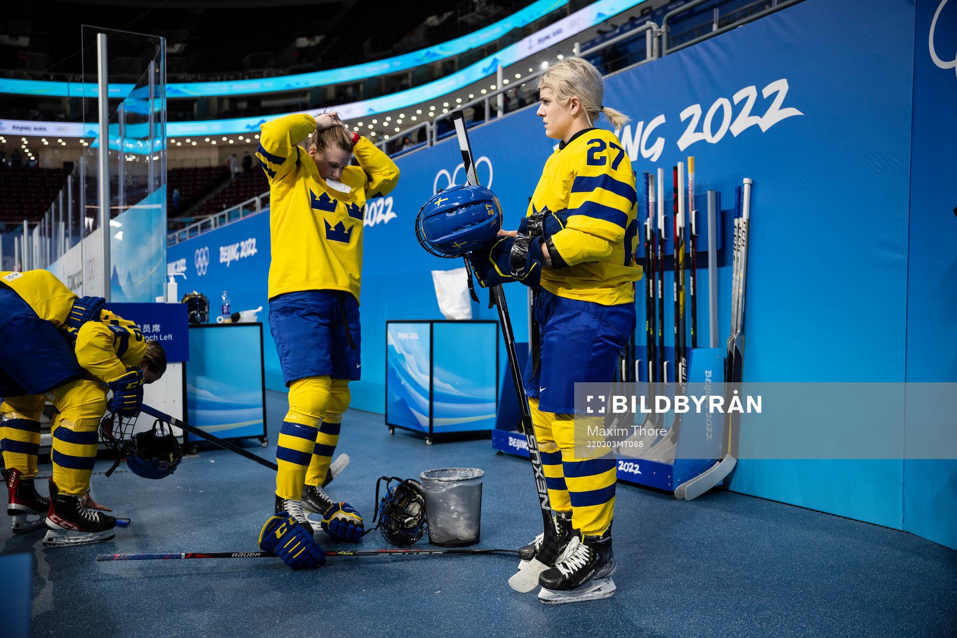 Johanna Fällman and Emma Nordin of Sweden