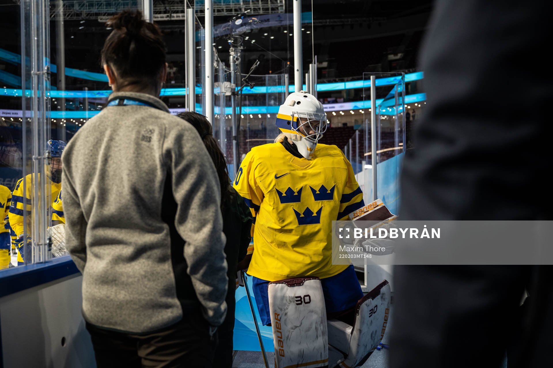 Goaltender Emma Söderberg of Sweden
