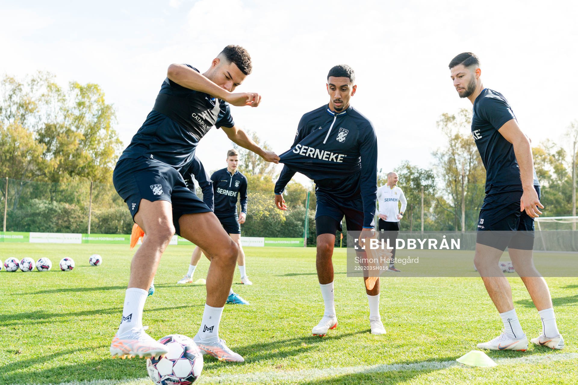 Alexander Jallow , Amir Al-Ammari och Kevin Yakob