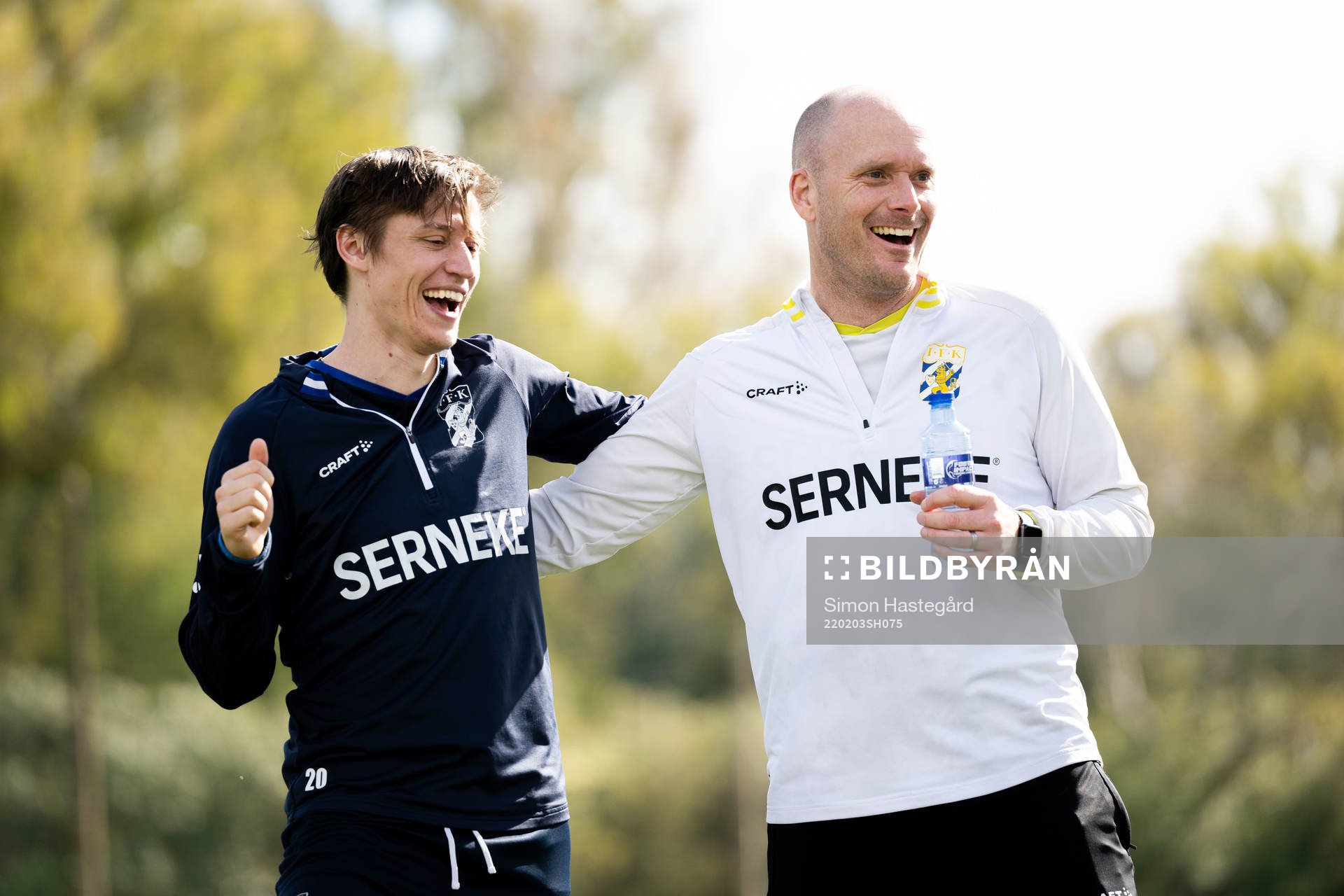 Simon Thern och Calle Persson, Fysioterapeut