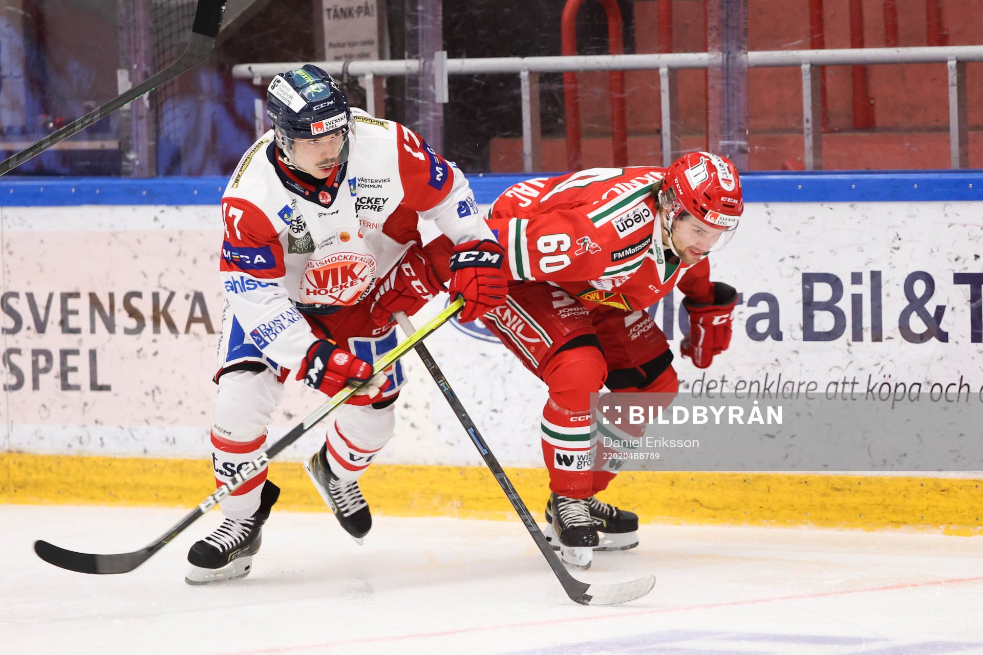 Västerviks Jaakko Lantta och Moras Kalle Miketinac
