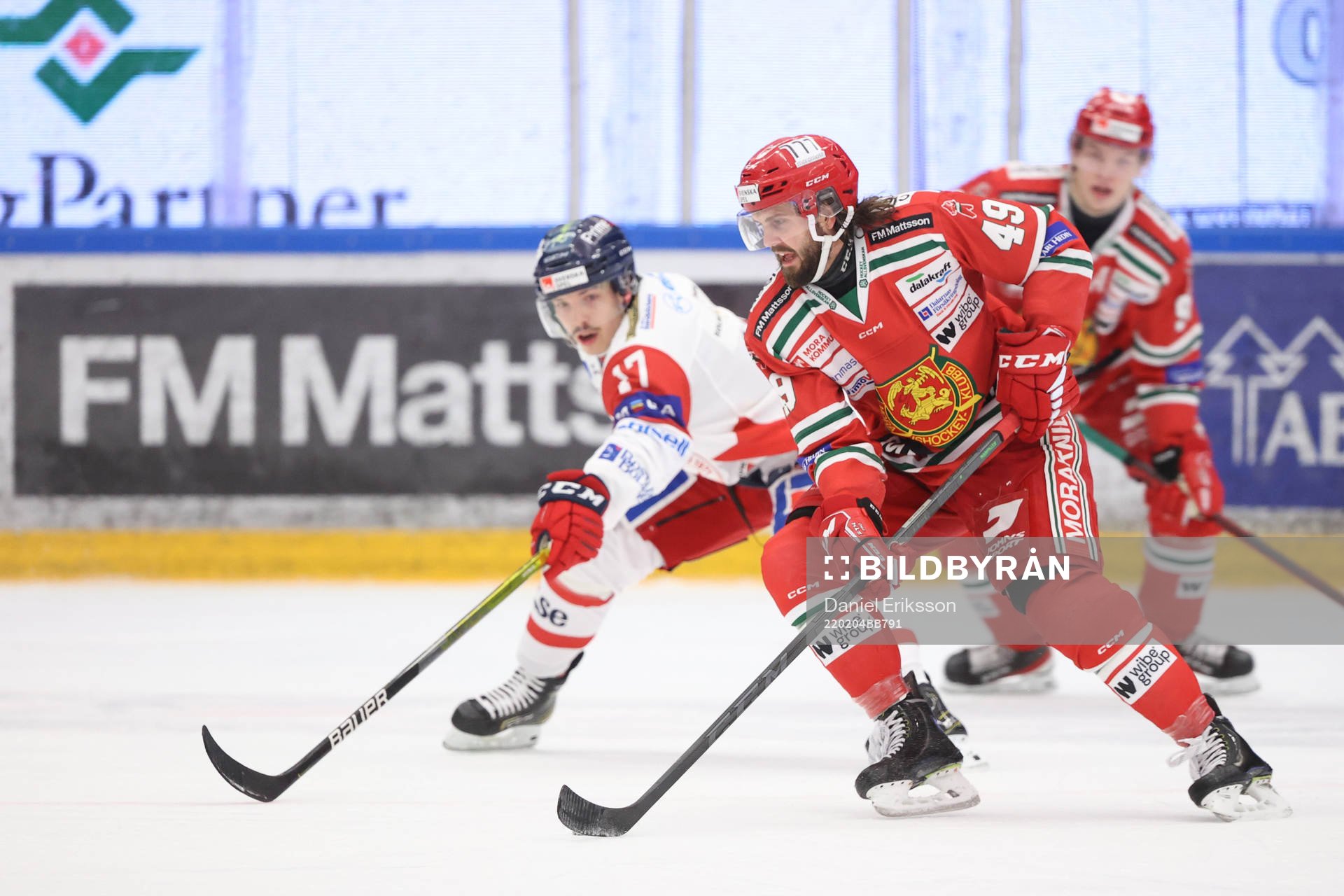 Moras Steven Seigo och Västerviks Jaakko Lantta