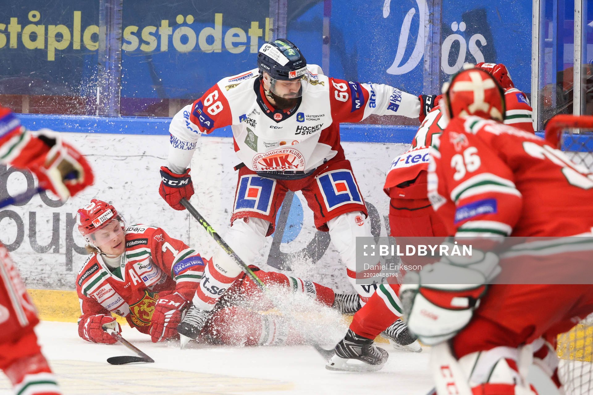 Moras Isak Pantzare och Västerviks Joakim Hagelin