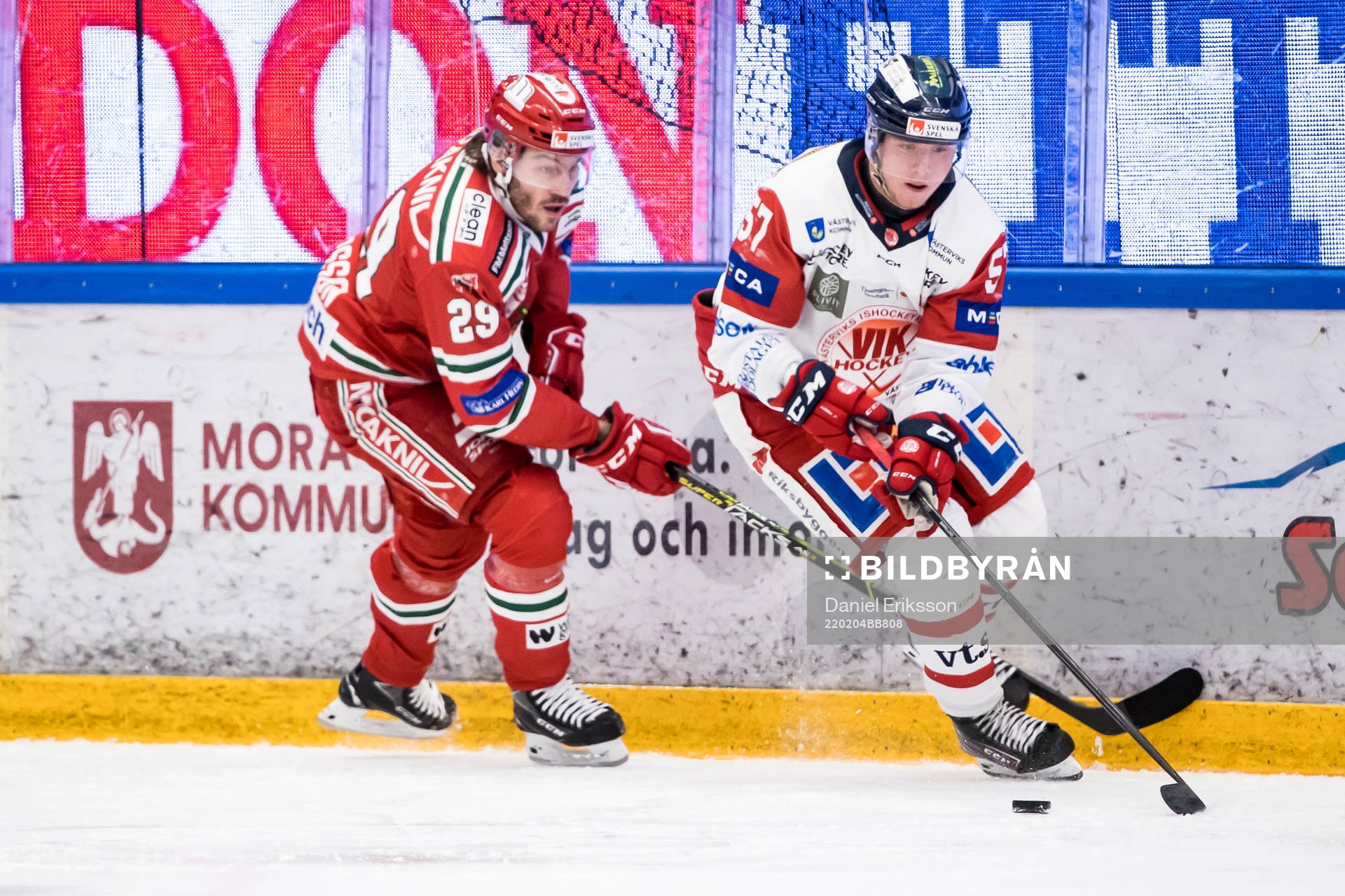 Moras Johan Persson och Västerviks Alfred Barklund