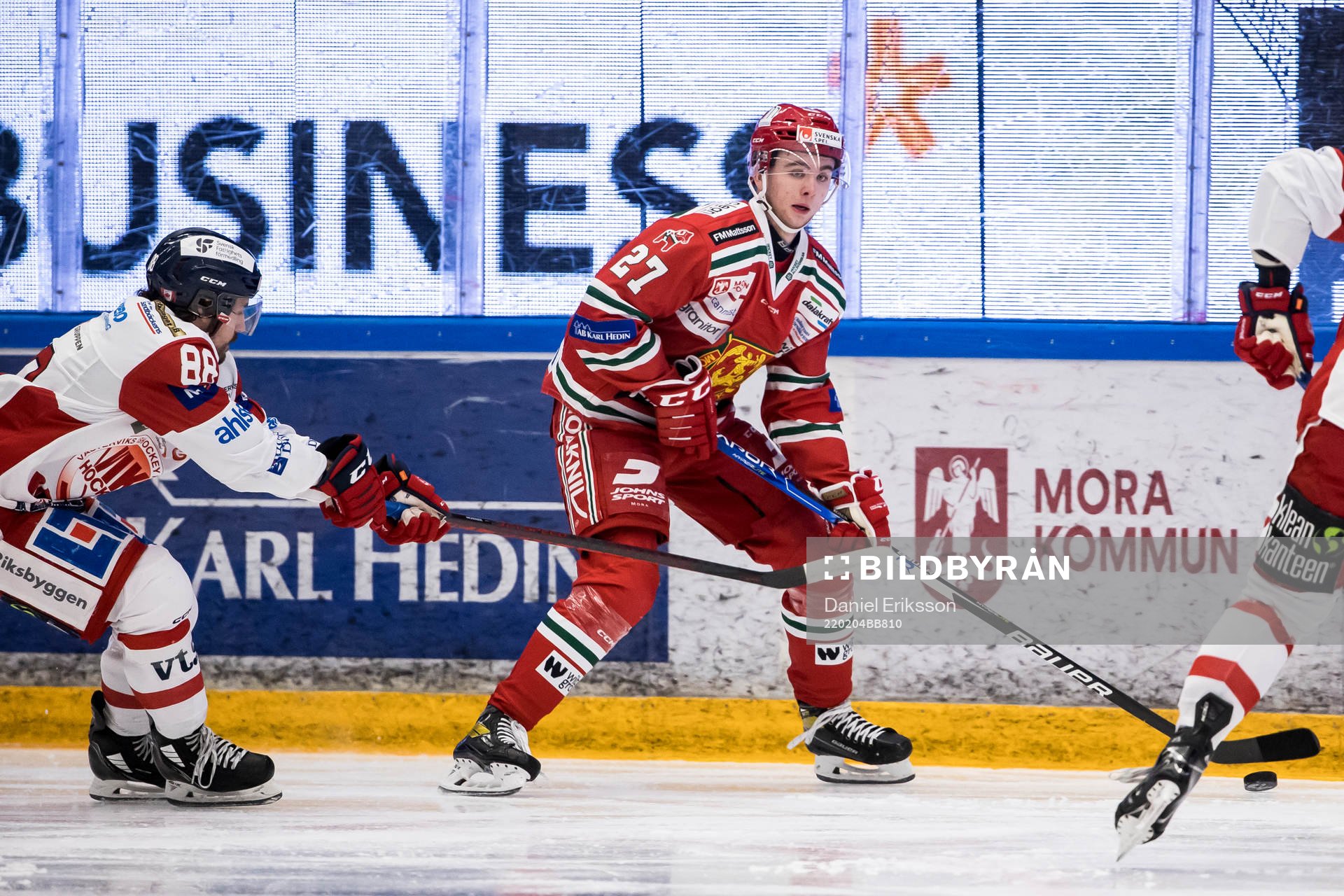 Moras Isak Rosen och Västerviks Skyler McKenzie