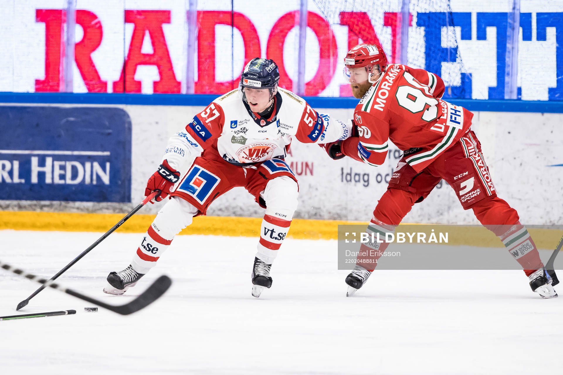 Västerviks Alfred Barklund och Moras Daniel Ljungren