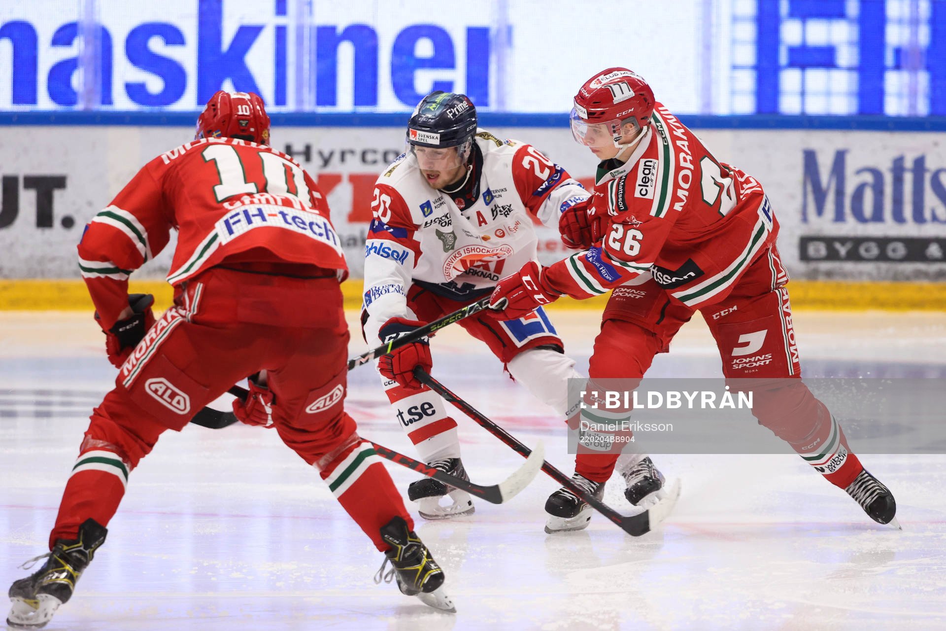 Västerviks Marcus Westfält Moras Isac Heens