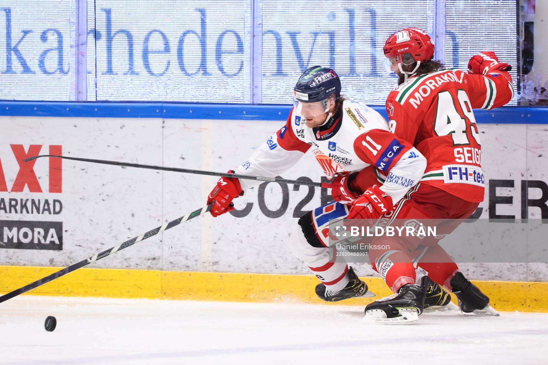 Västerviks Alexander Hilmerson och Moras Steven Seigo
