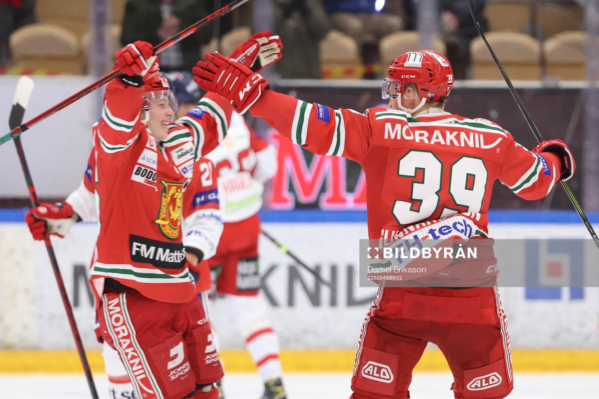 Moras Kristoffer Gunnarsson jublar
