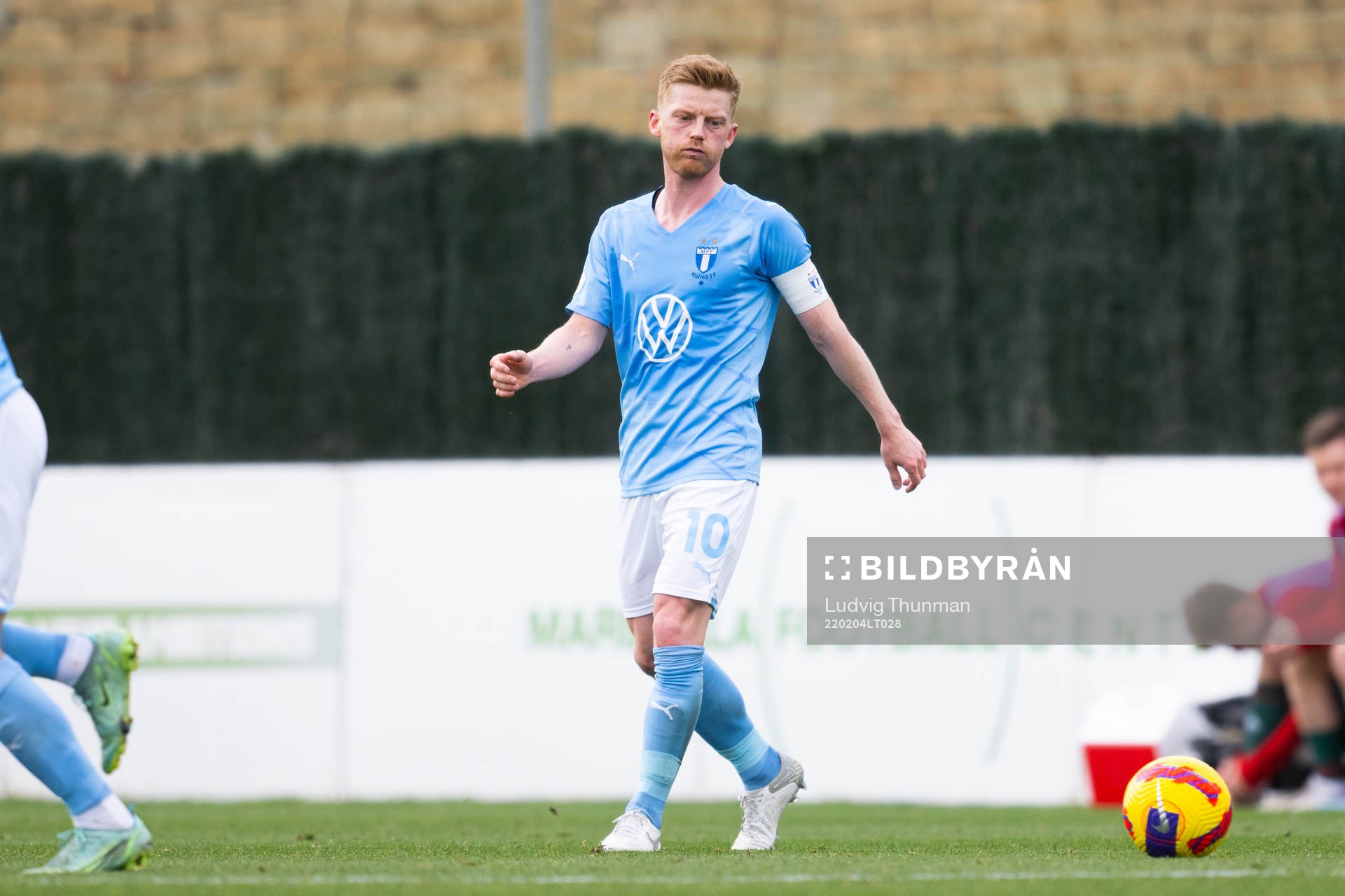 Anders Christiansen of Malmö FF looks dejected