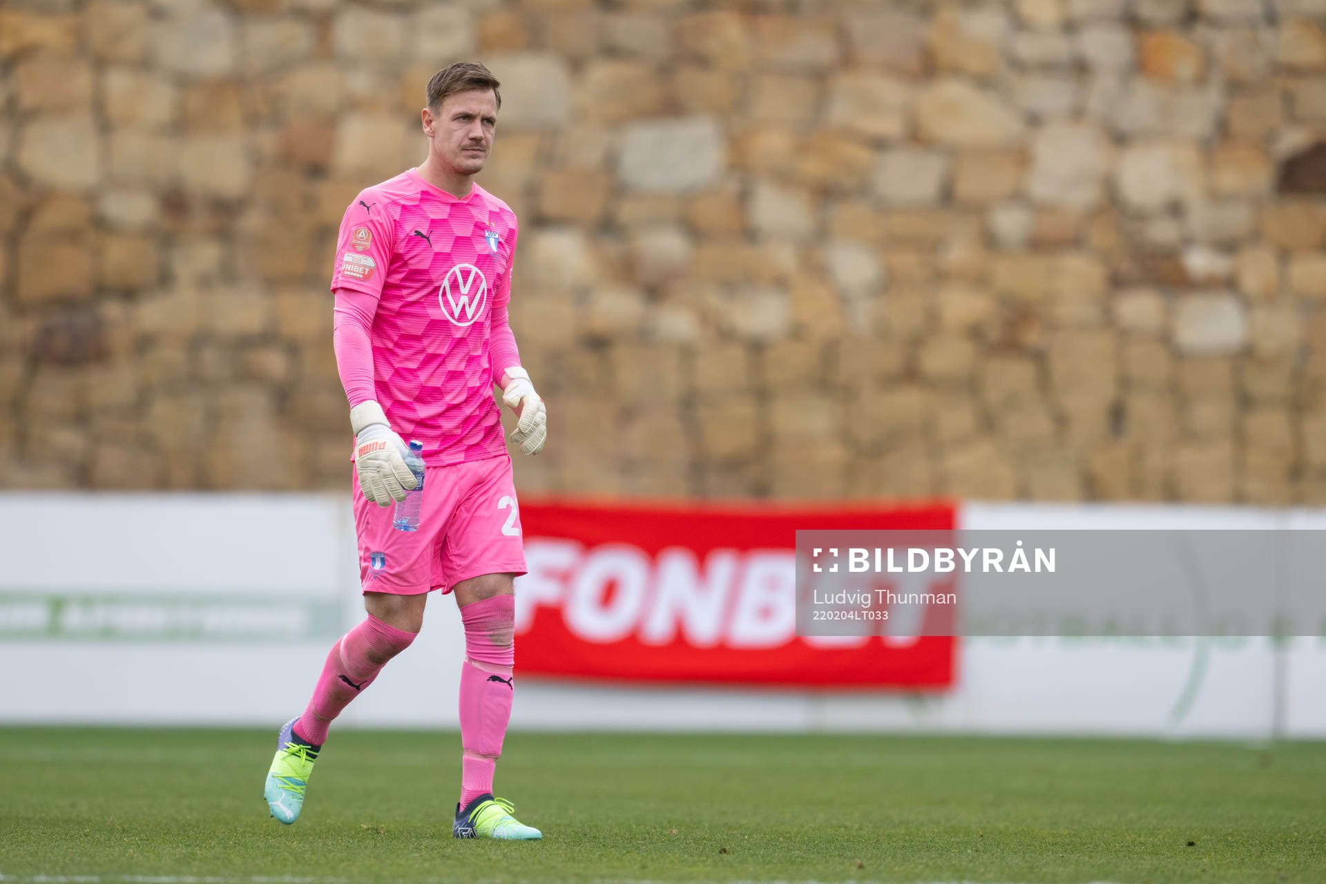 Goal keeper Johan Dahlin of Malmö FF