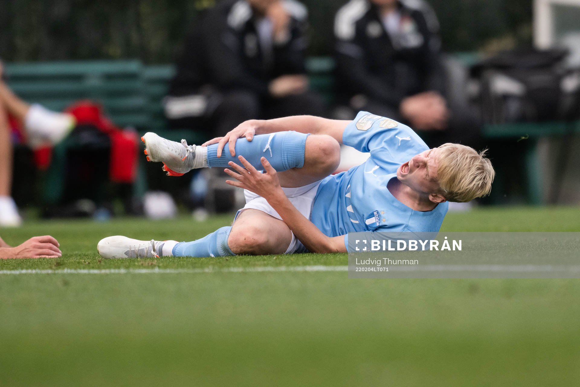 Emil Lindman in pain