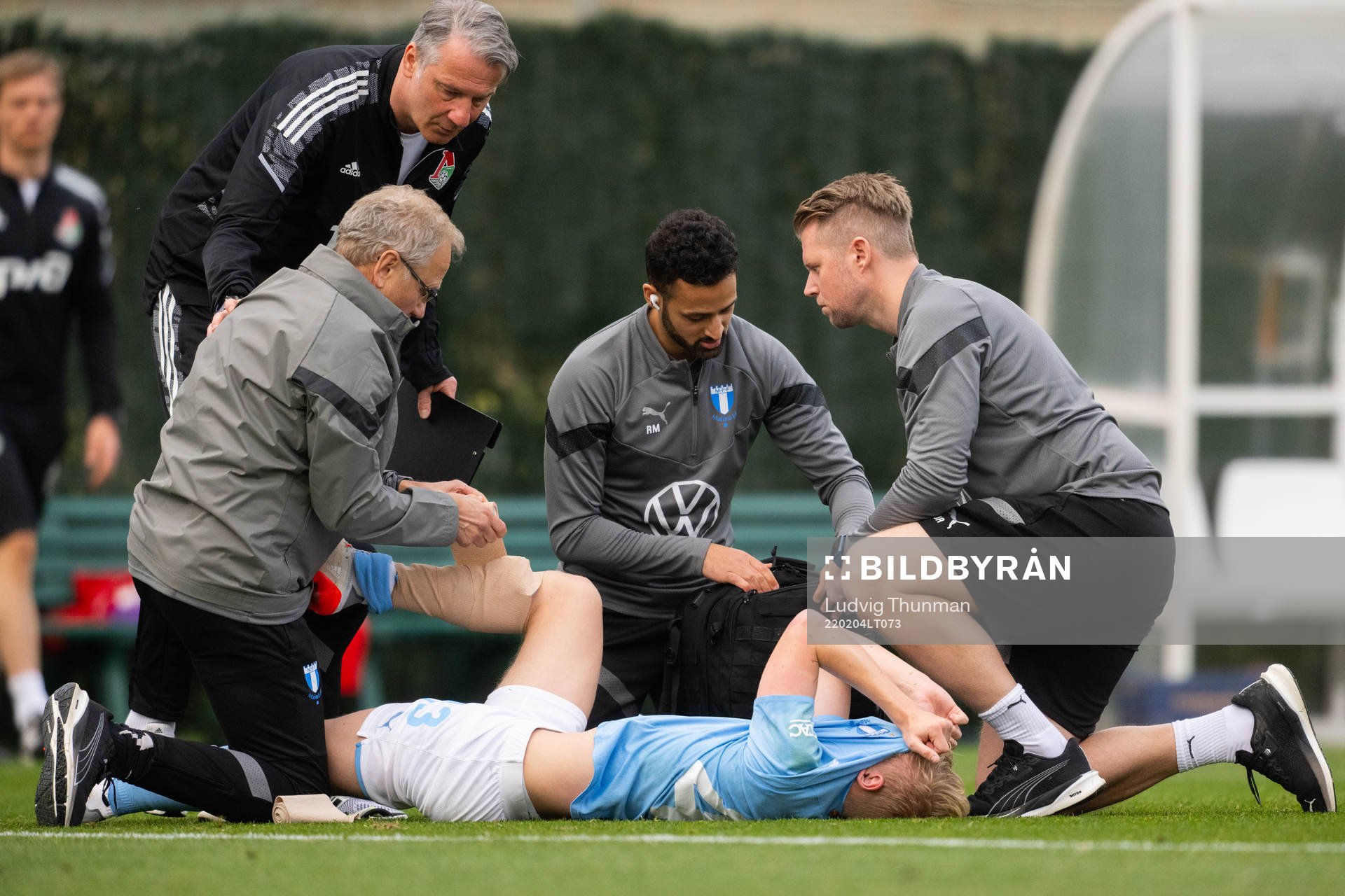 Emil Lindman in pain