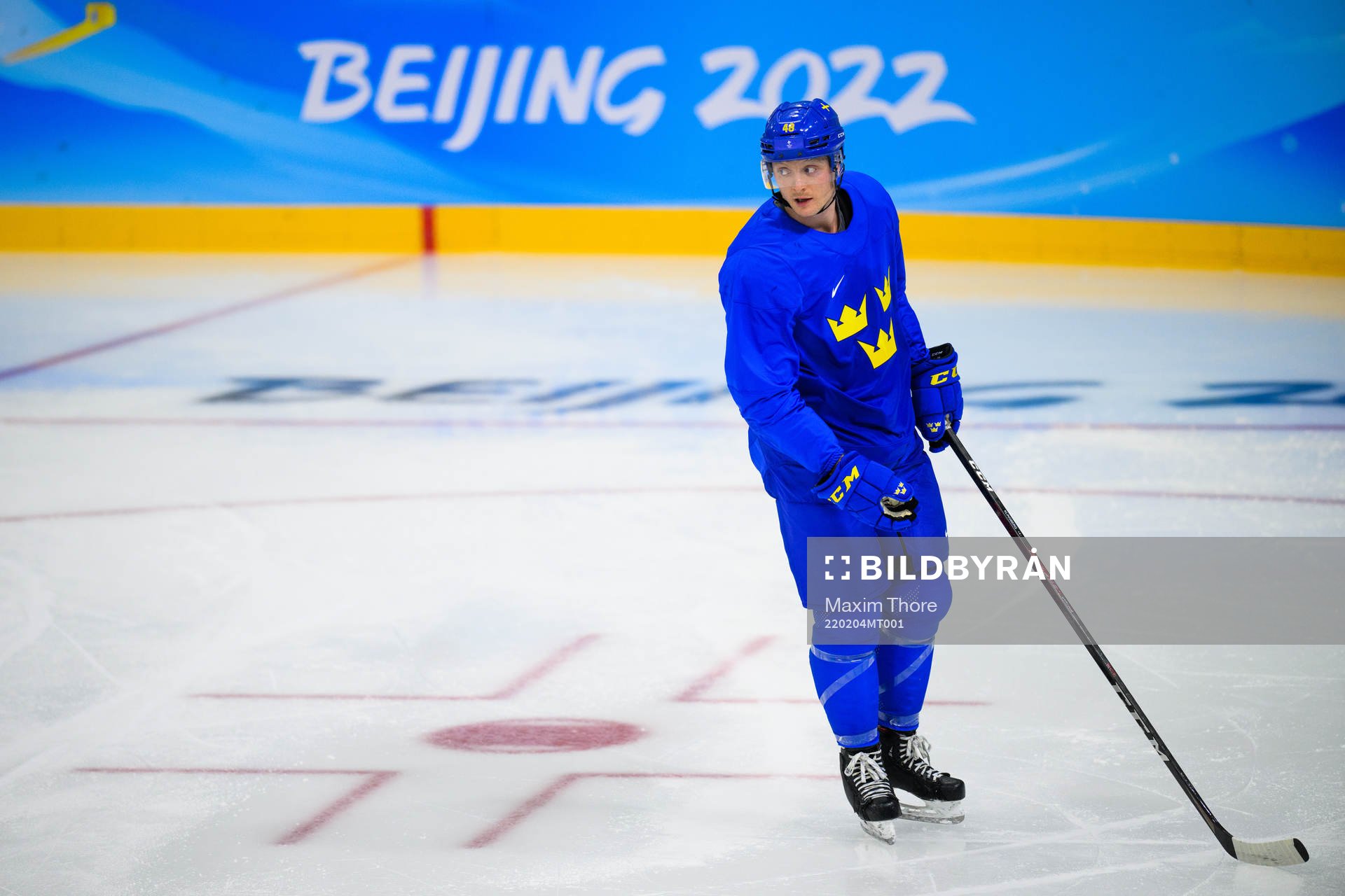 Carl Klingberg of the Swedish men’s national ice hockey