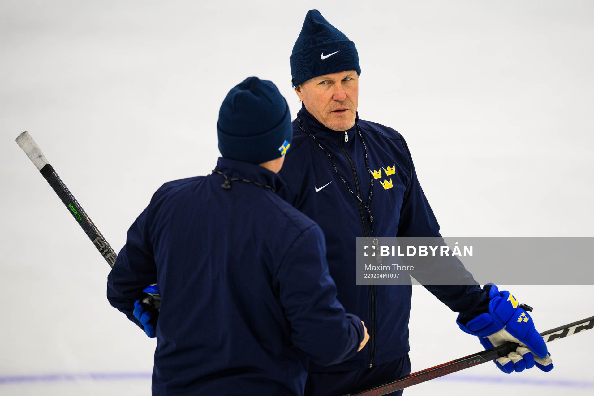 Head coach Johan Garpenlöv of the Swedish men’s national