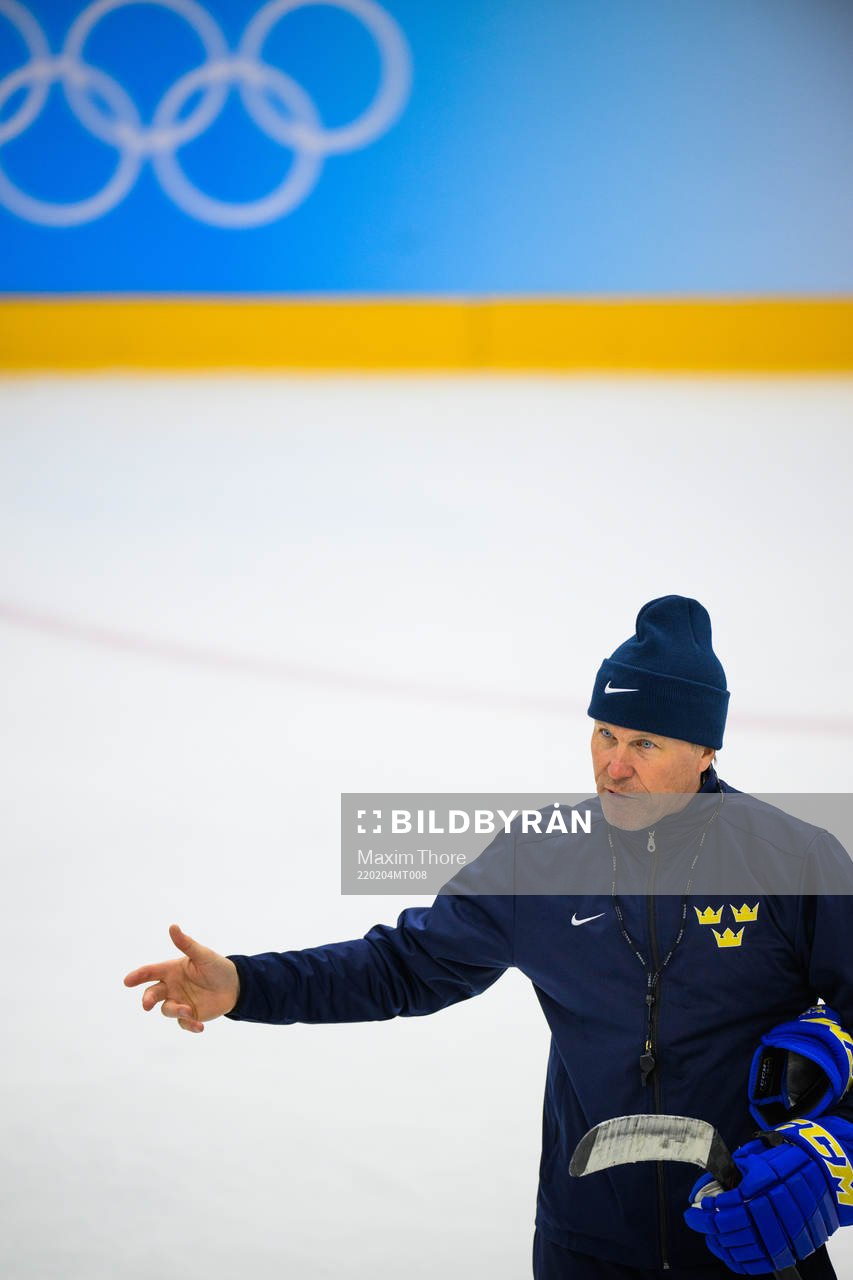 Head coach Johan Garpenlöv of the Swedish men’s national