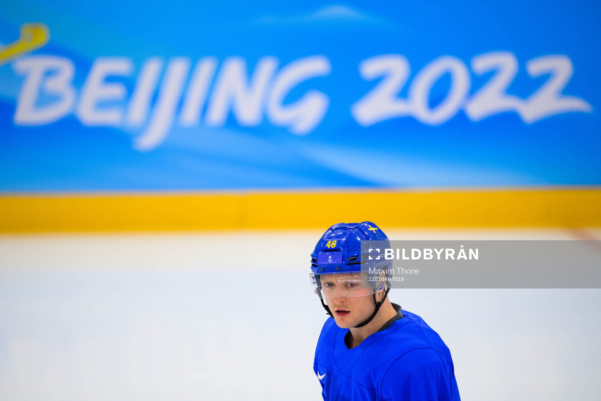 Carl Klingberg of the Swedish men’s national ice hockey