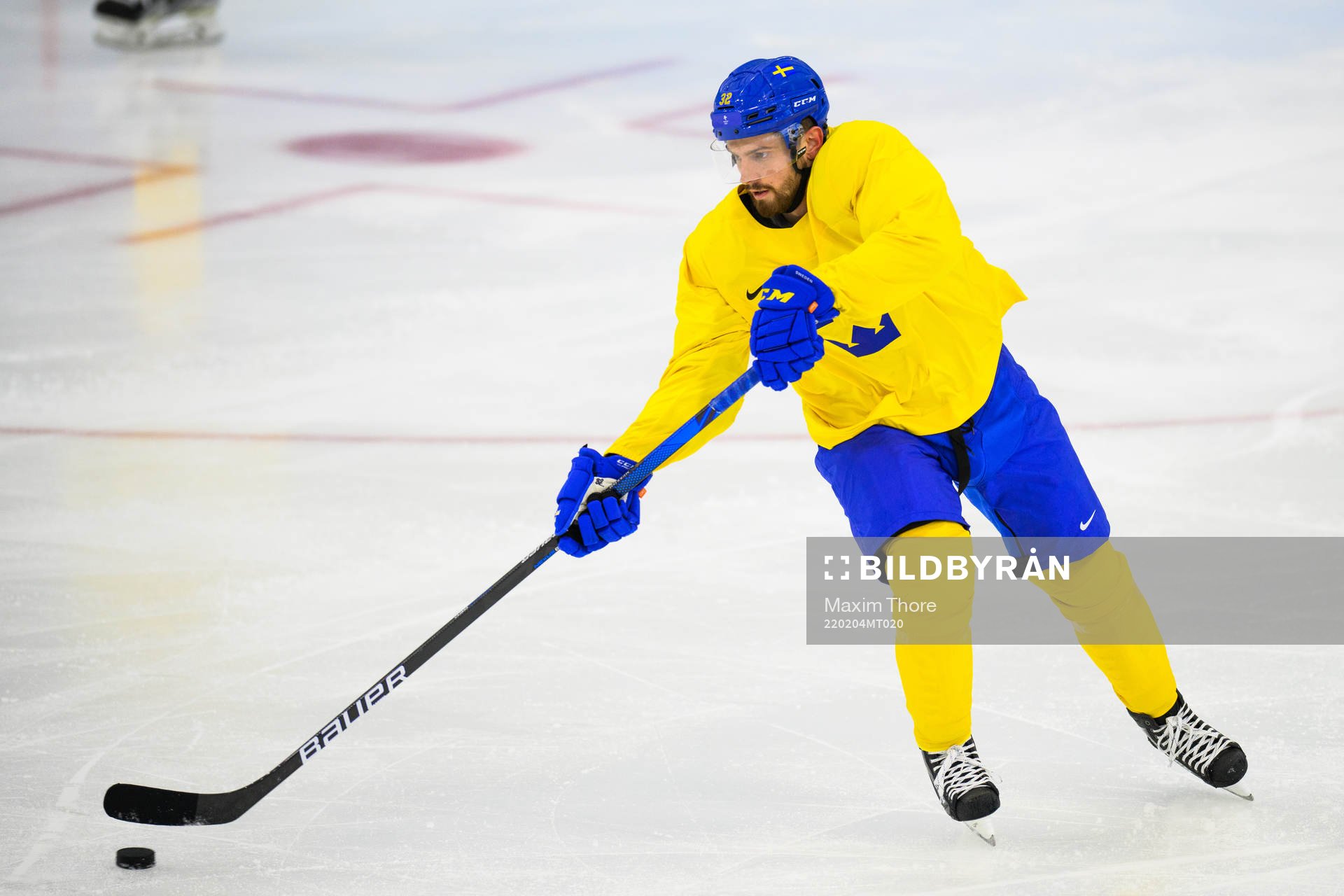 Lukas Bengtsson of the Swedish men’s national ice hockey