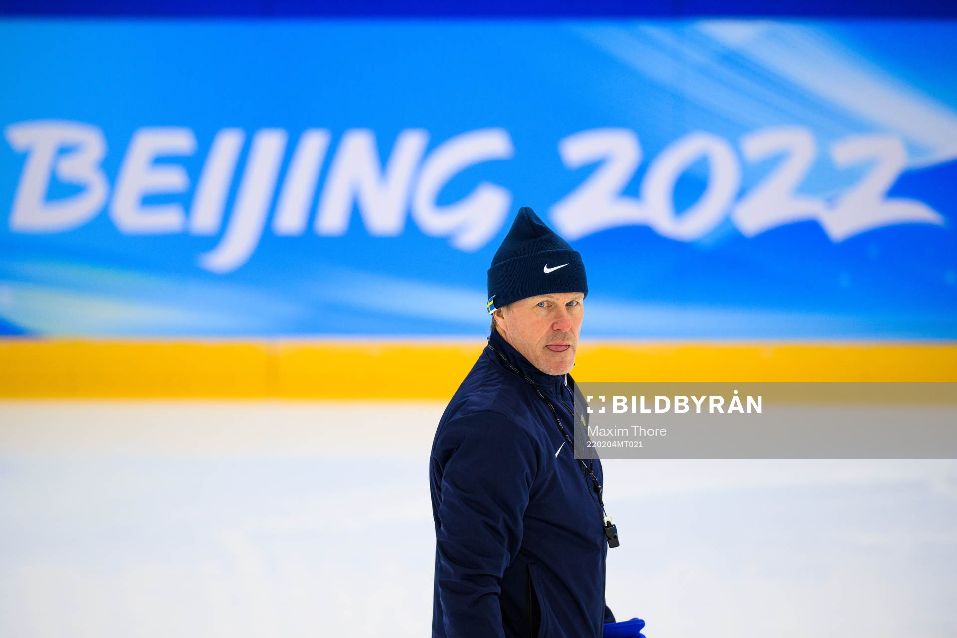 Head coach Johan Garpenlöv of the Swedish men’s national