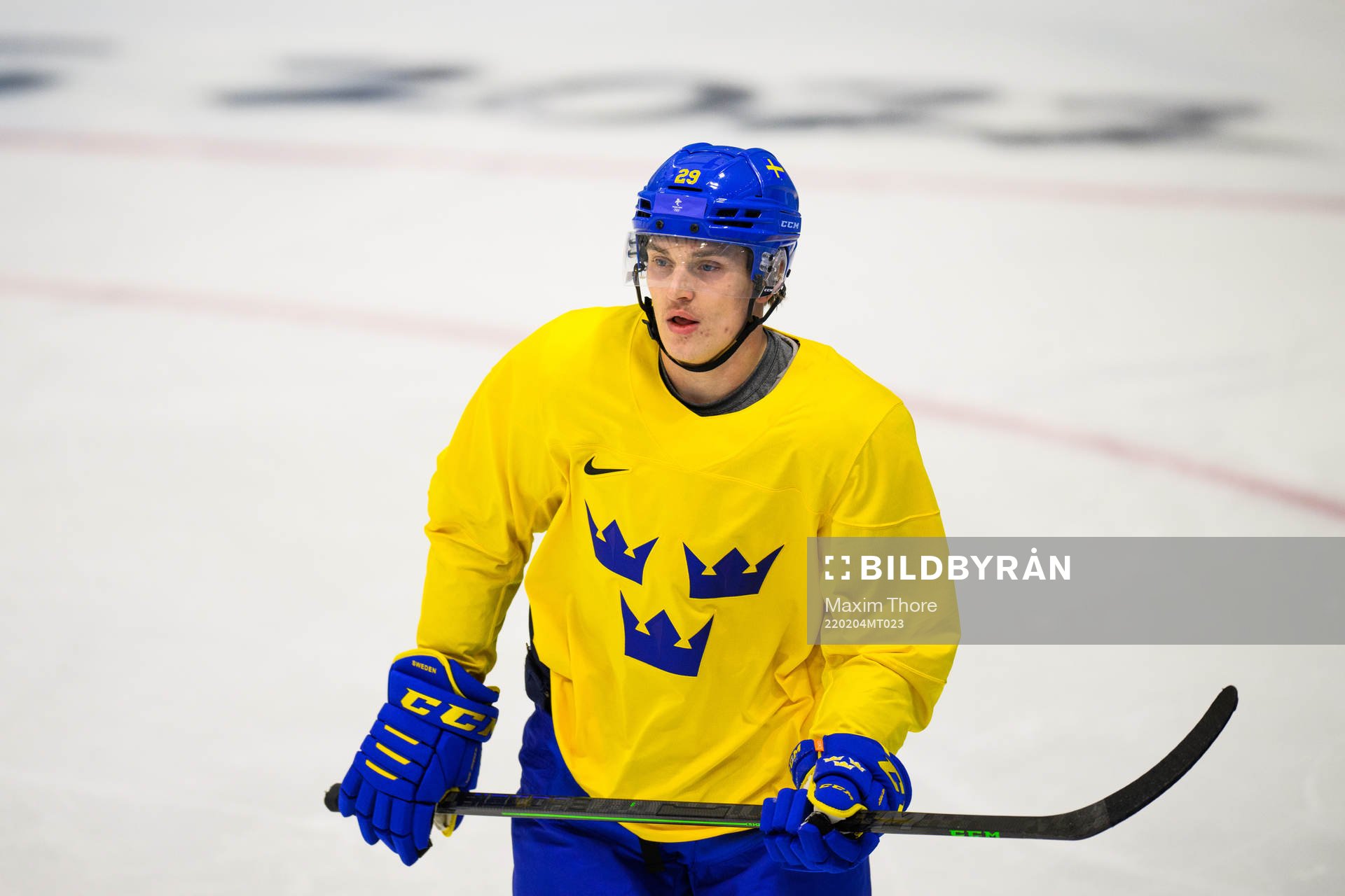 Philip Holm of the Swedish men’s national ice hockey team