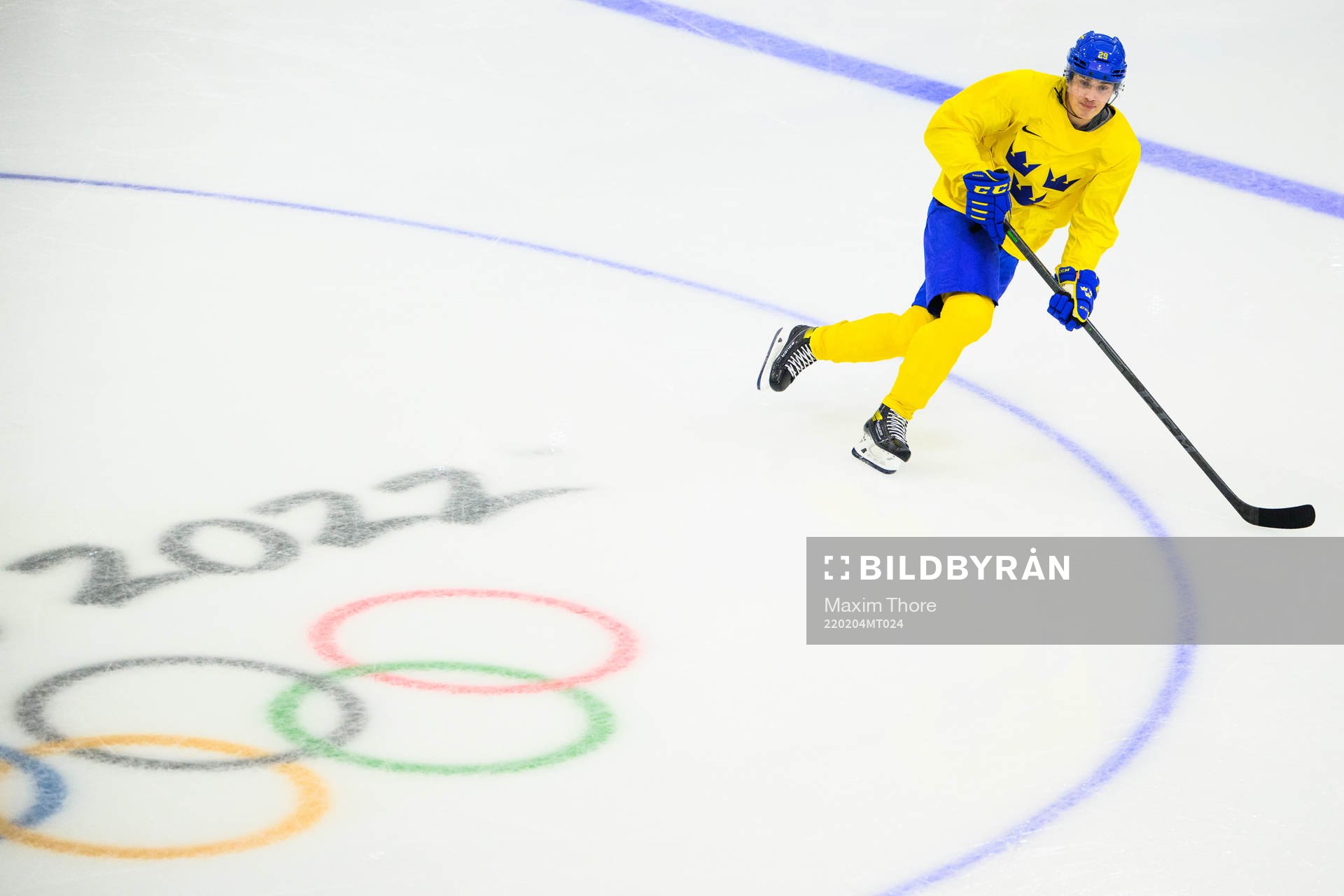 Philip Holm of the Swedish men’s national ice hockey team