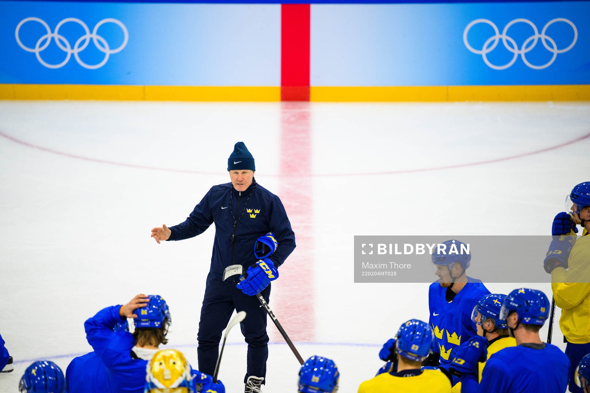 Head coach Johan Garpenlöv of the Swedish men’s national