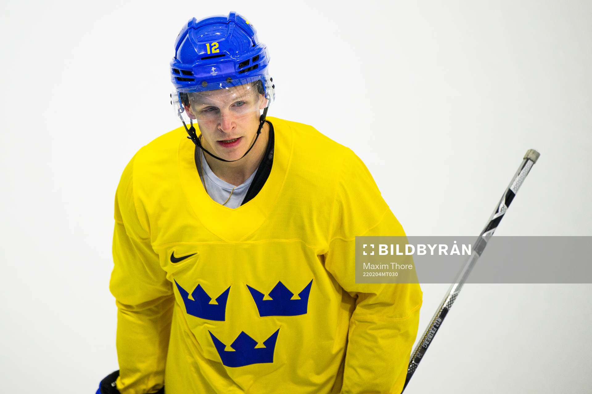 Max Friberg of the Swedish men’s national ice hockey team