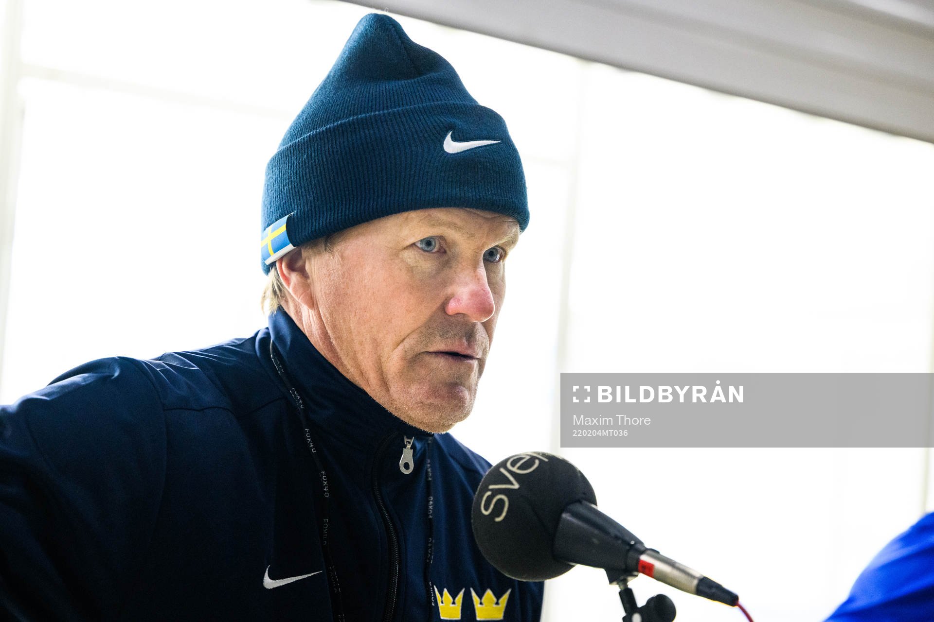 Head coach Johan Garpenlöv of the Swedish men’s national